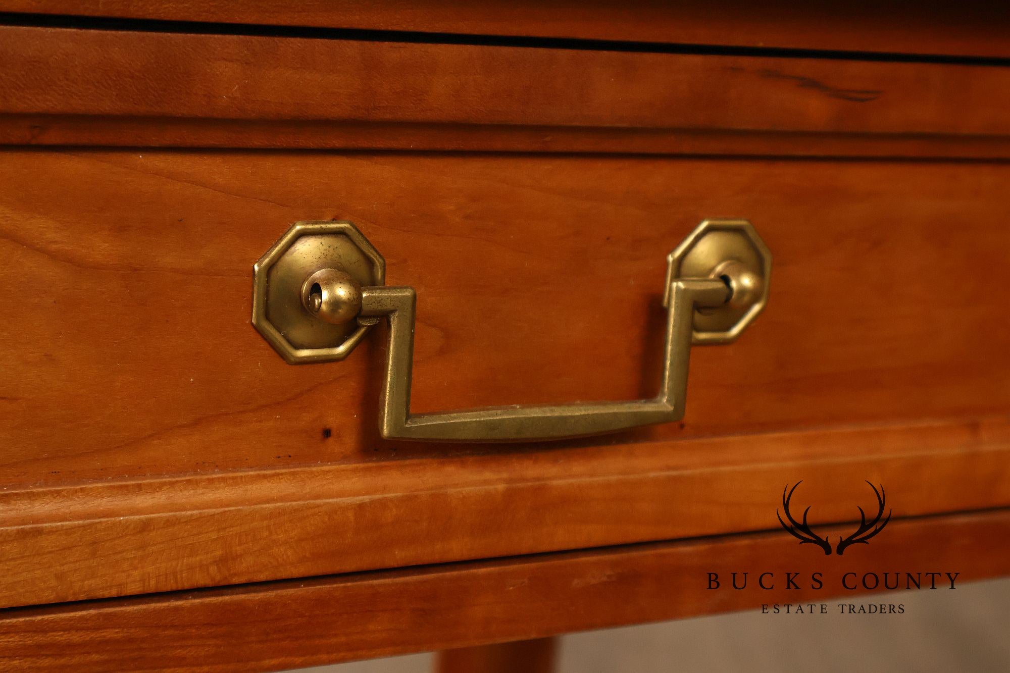 Stickley Directoire Style Cherry Pair Of End Tables
