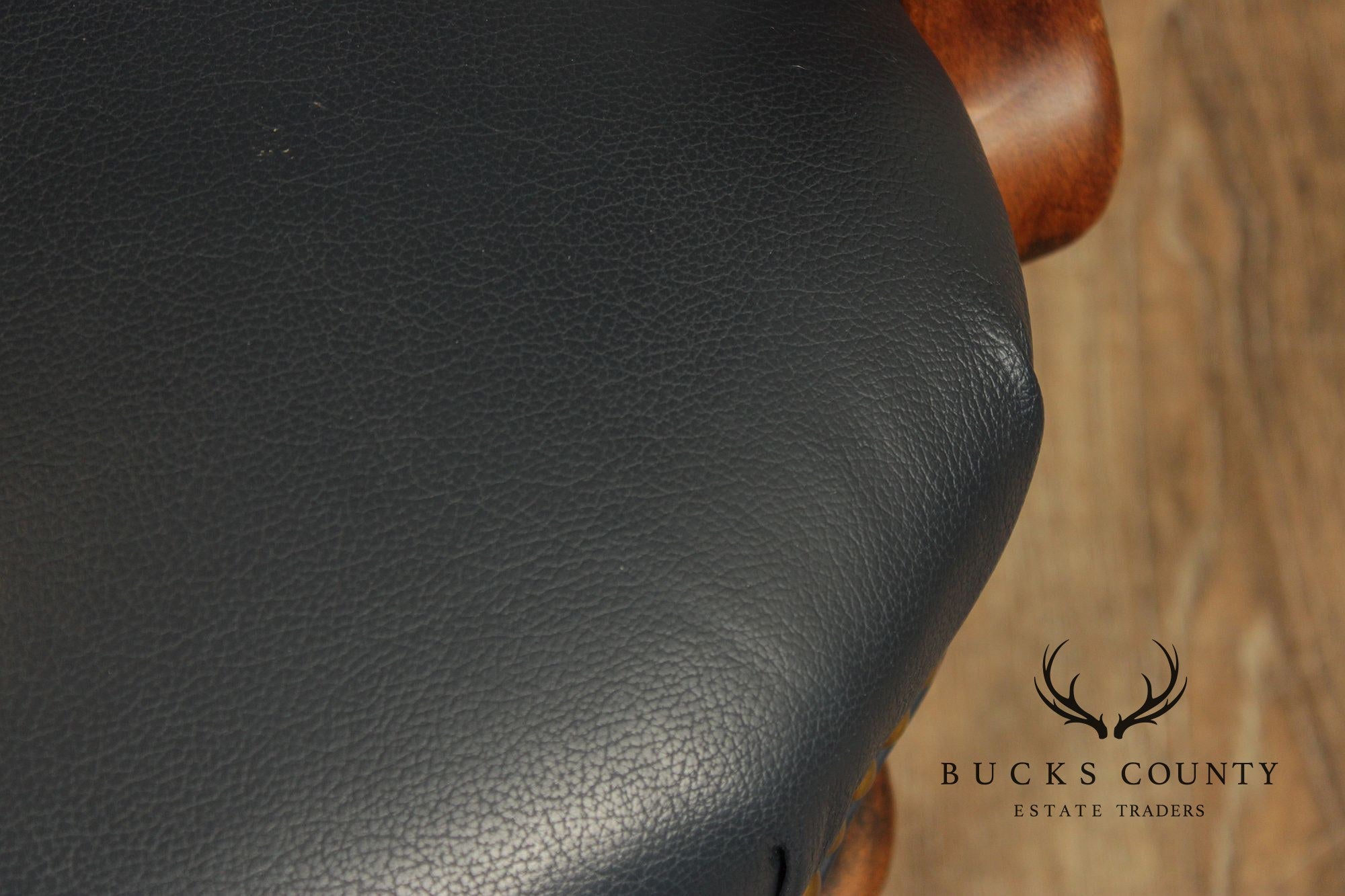 Century Furniture Set of Four Leather Armchairs