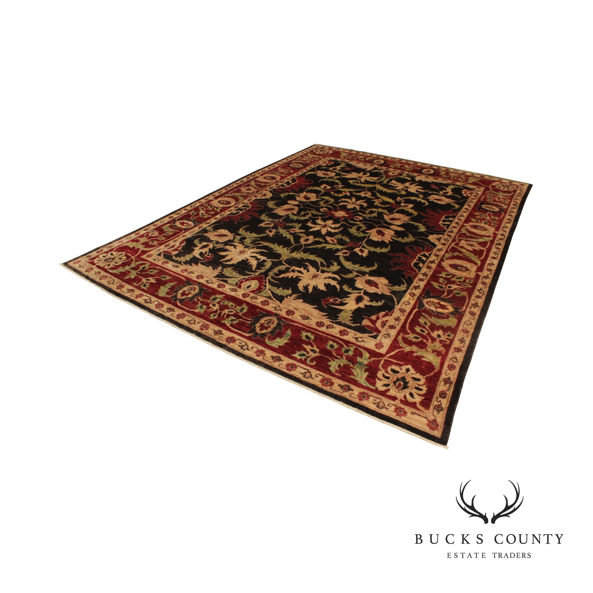 Persian Sultanabad Wool Area Rug 8' X 12'