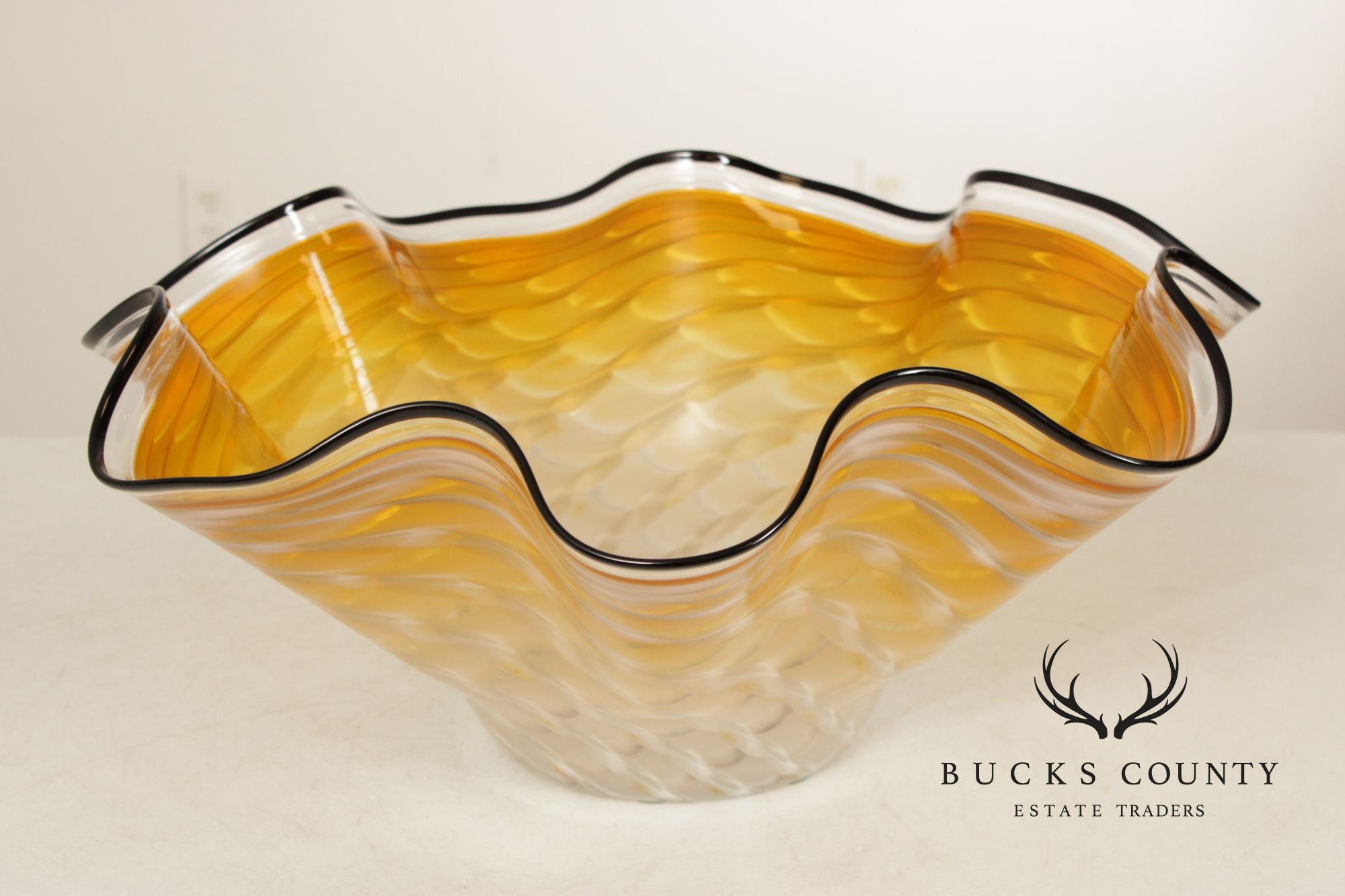 La Chaussee Contemporary Art Glass Bowl