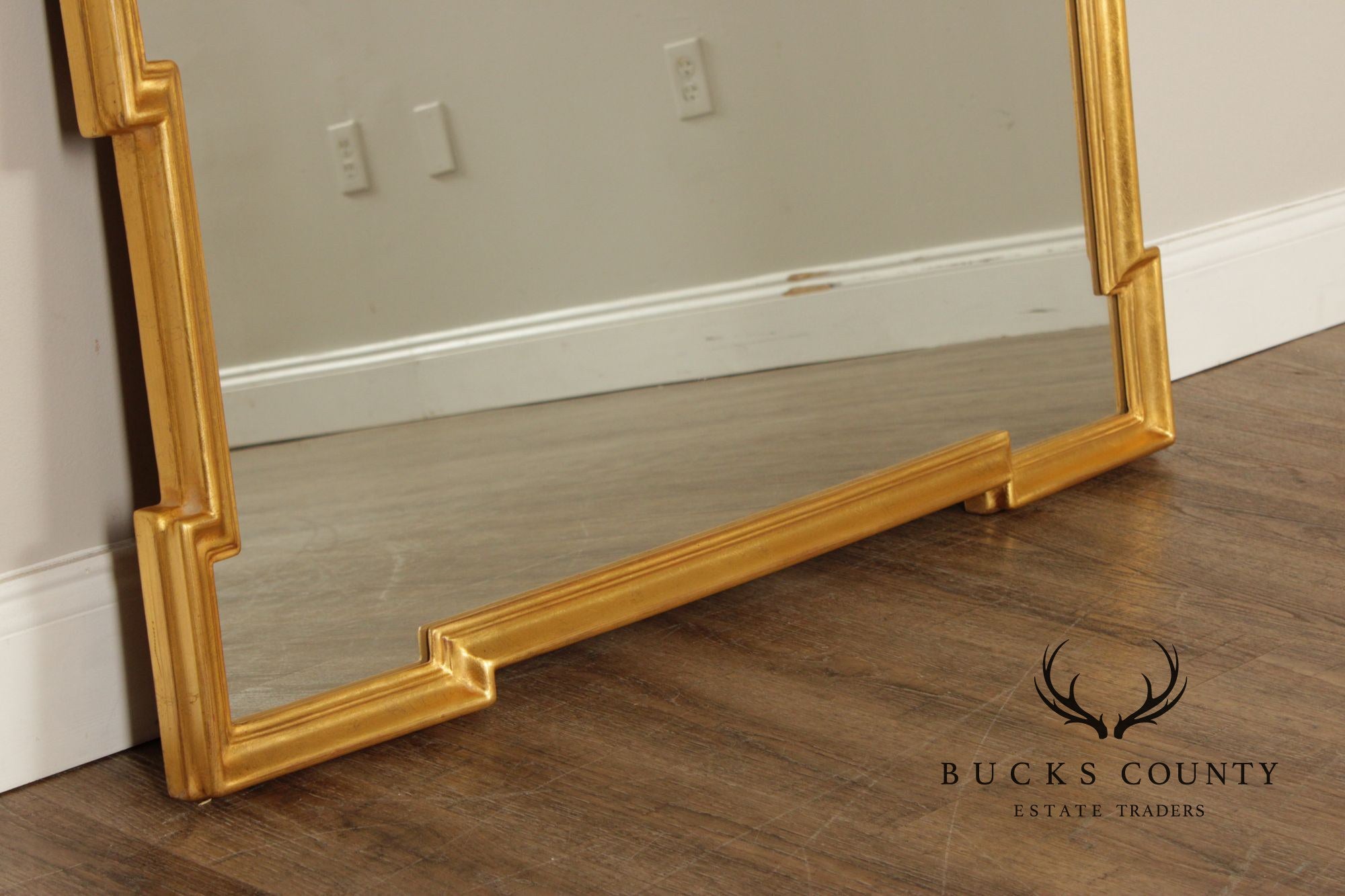 Hollywood Regency Style Scrollwork Wall Mirror