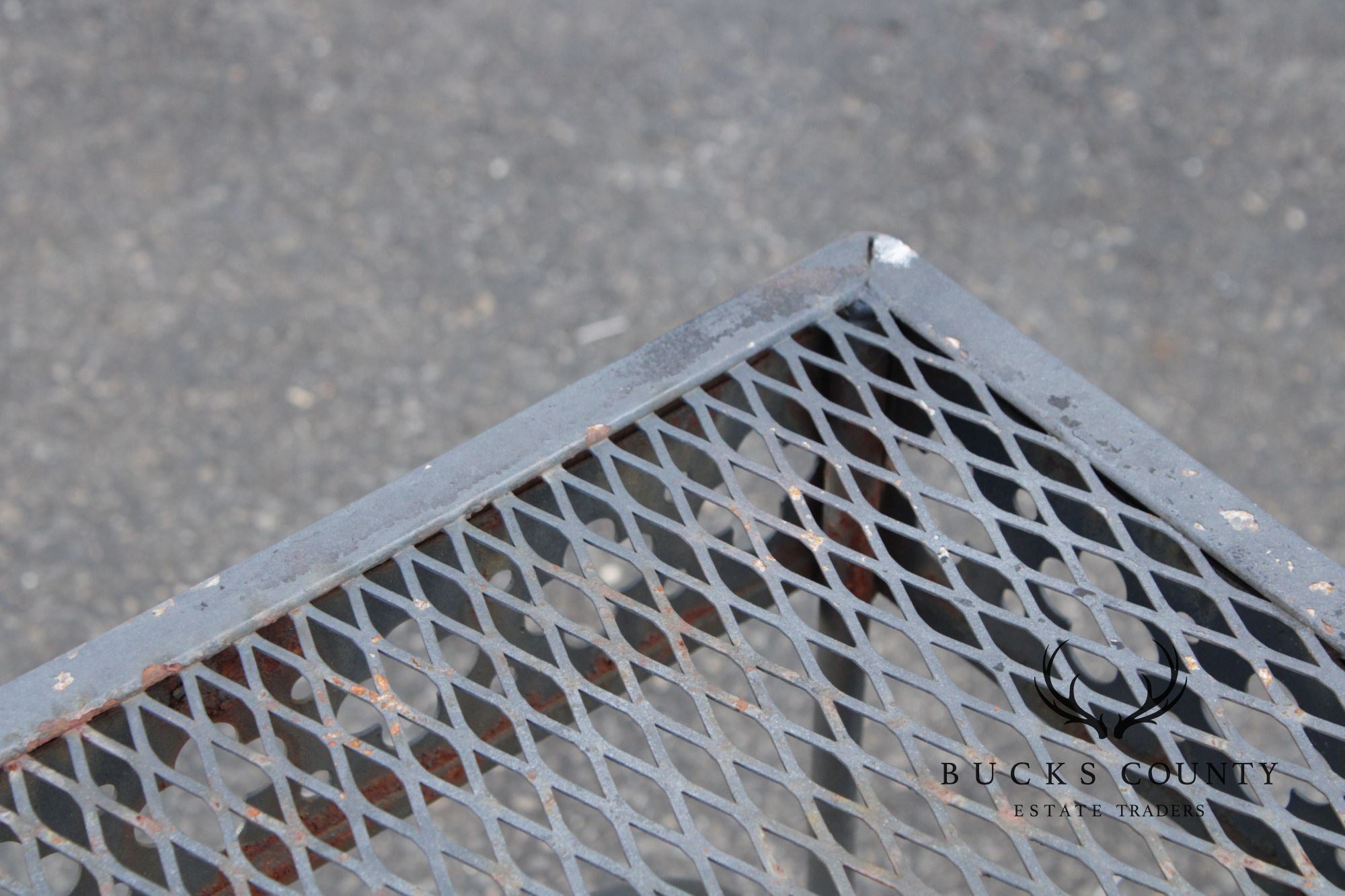 Vintage Wrought Iron Outdoor Coffee Table