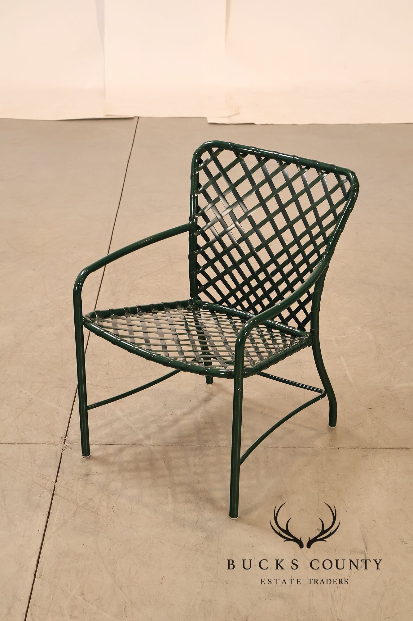 Brown Jordan Tamiami Hunter Green Patio Dining Table And 6 Chairs Set