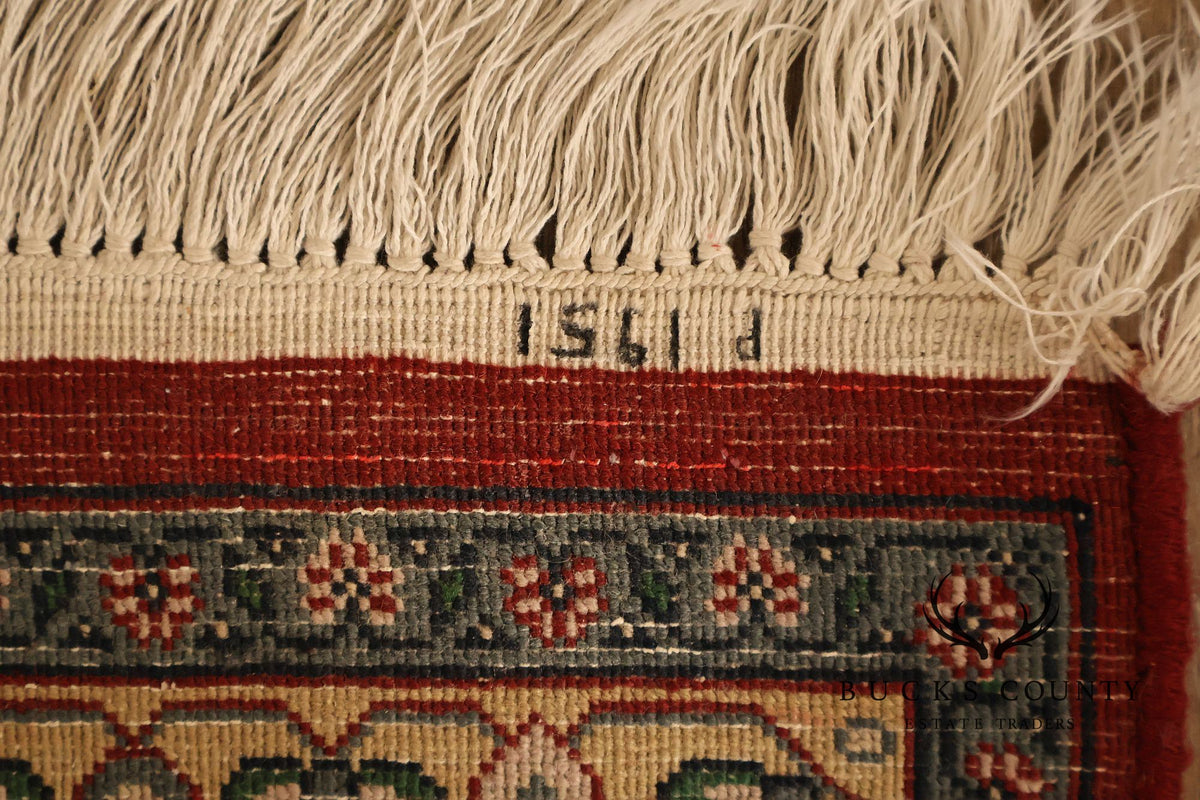 Persian Style Hand Knotted Wool Area Rug