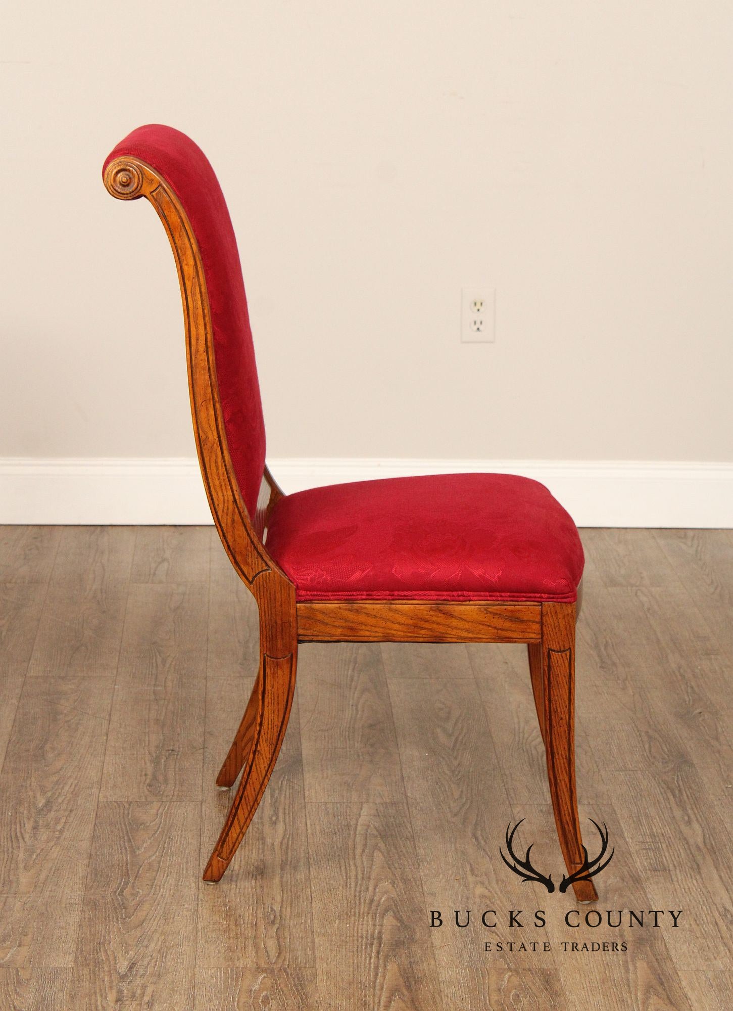 Henredon Charles X Empire Style Set of Six Dining Chairs