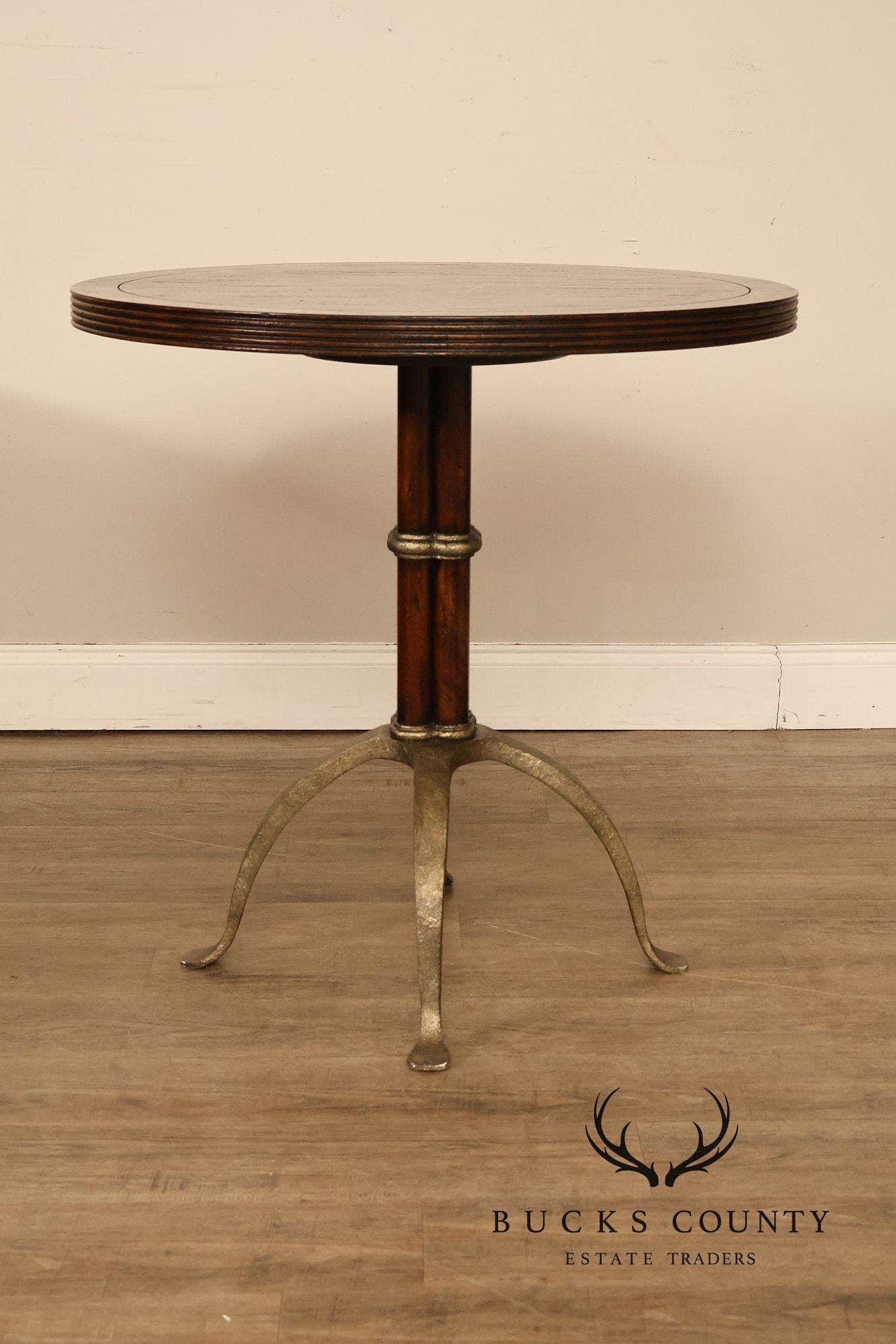 Theodore Alexander 'L'Usine' Round Bistro Accent Table