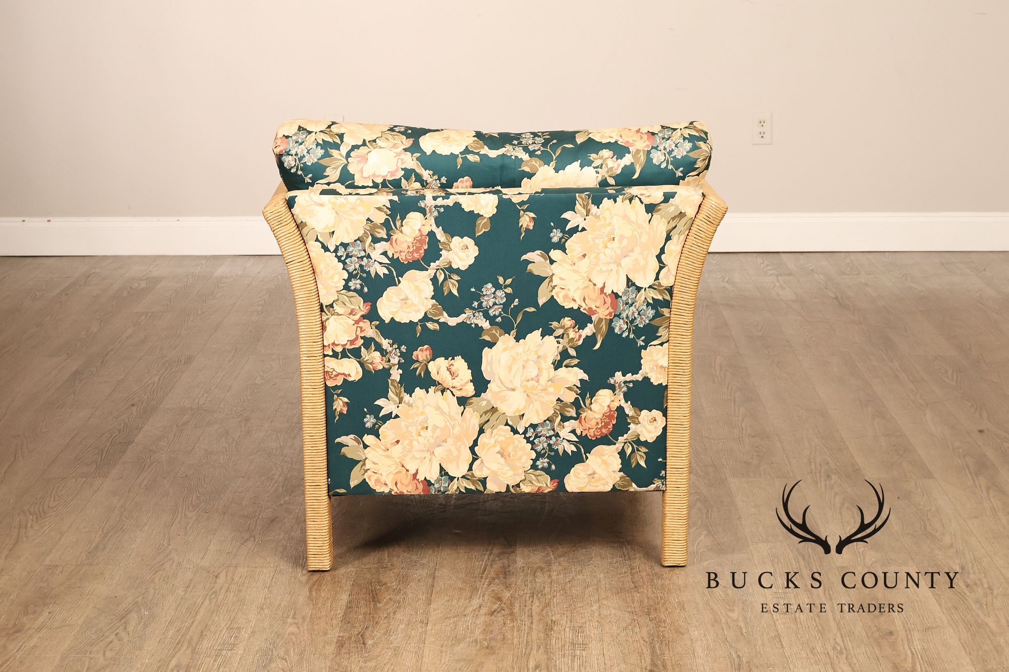 Lexington Henry Link Furniture Wicker Upholstered Lounge Chair