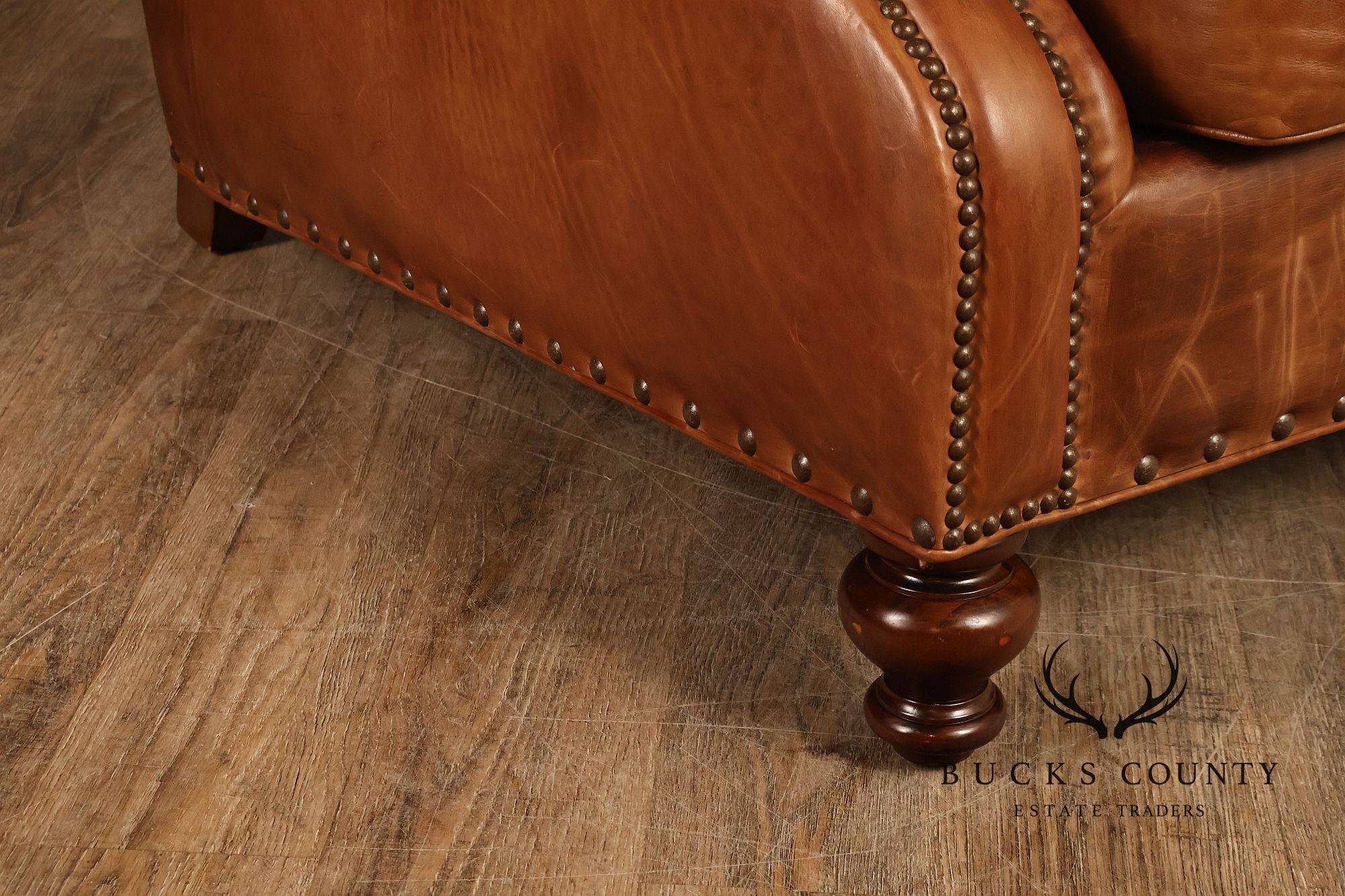 Hancock & Moore 'Rugby Club' Leather Sofa