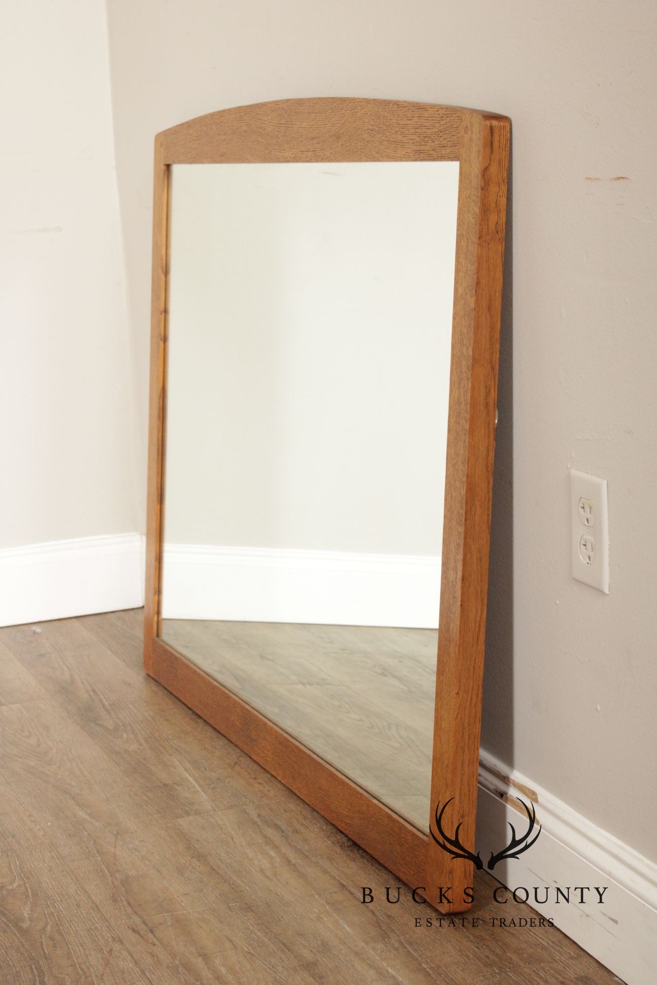 Stickley Mission Collection Oak Frame Dresser or Wall Mirror