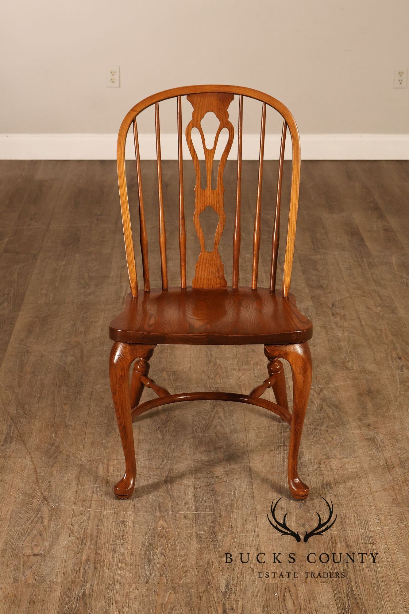 Nichols & Stone Set Of Four Windsor Dining Chairs