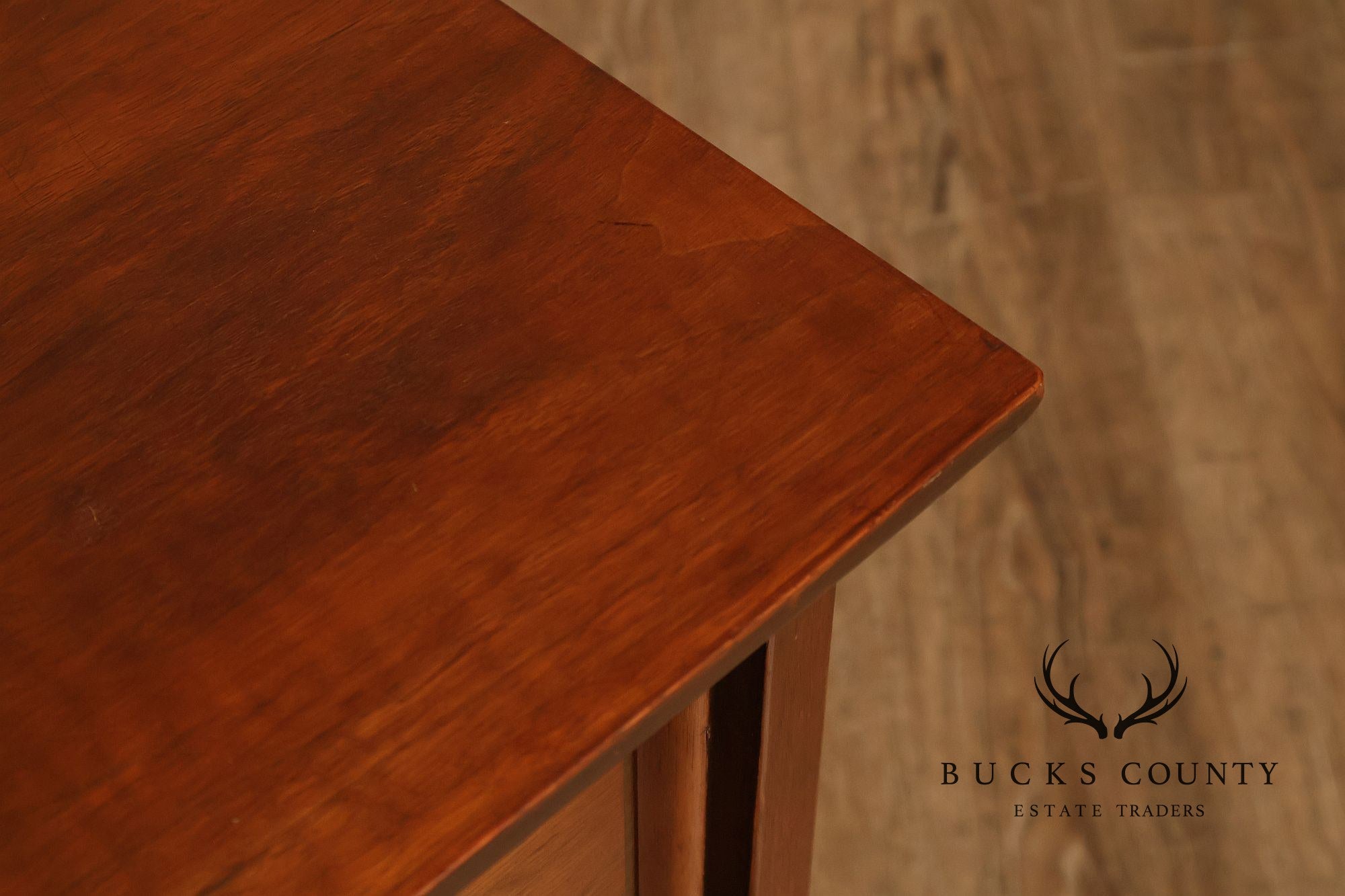 Mid Century Modern Pair of Walnut Nightstands