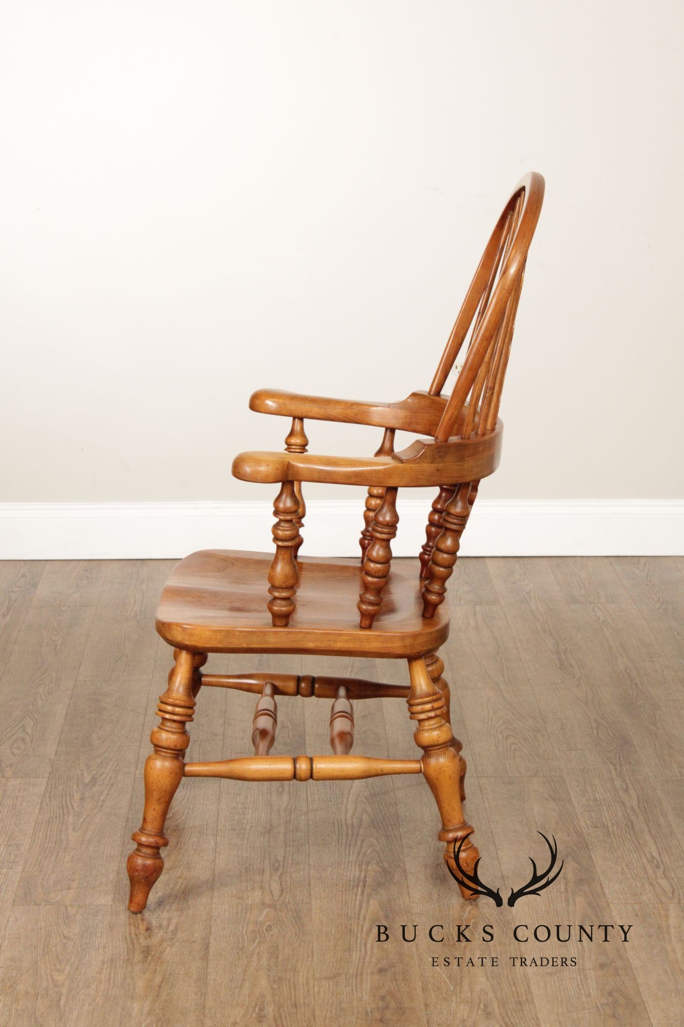 Stickley Cherry Valley Pair of Windsor Armchairs