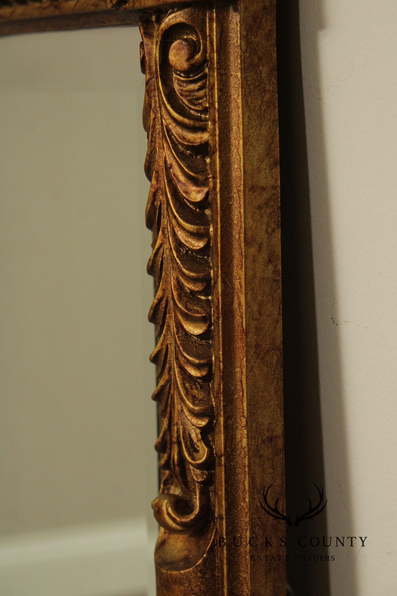 Rococo Style Gilt Carved Wall Mirror