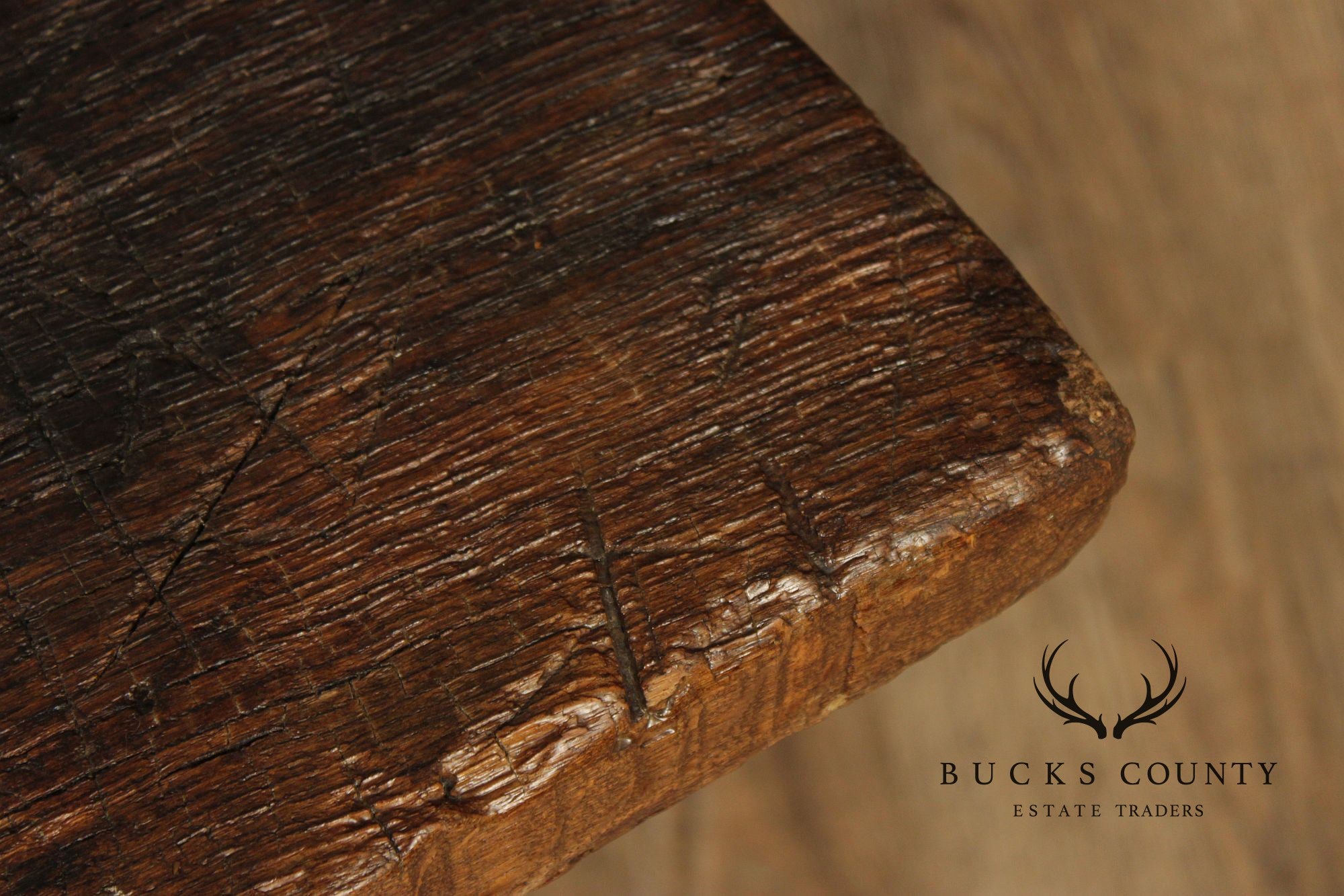 Antique Rustic Long Pig Bench