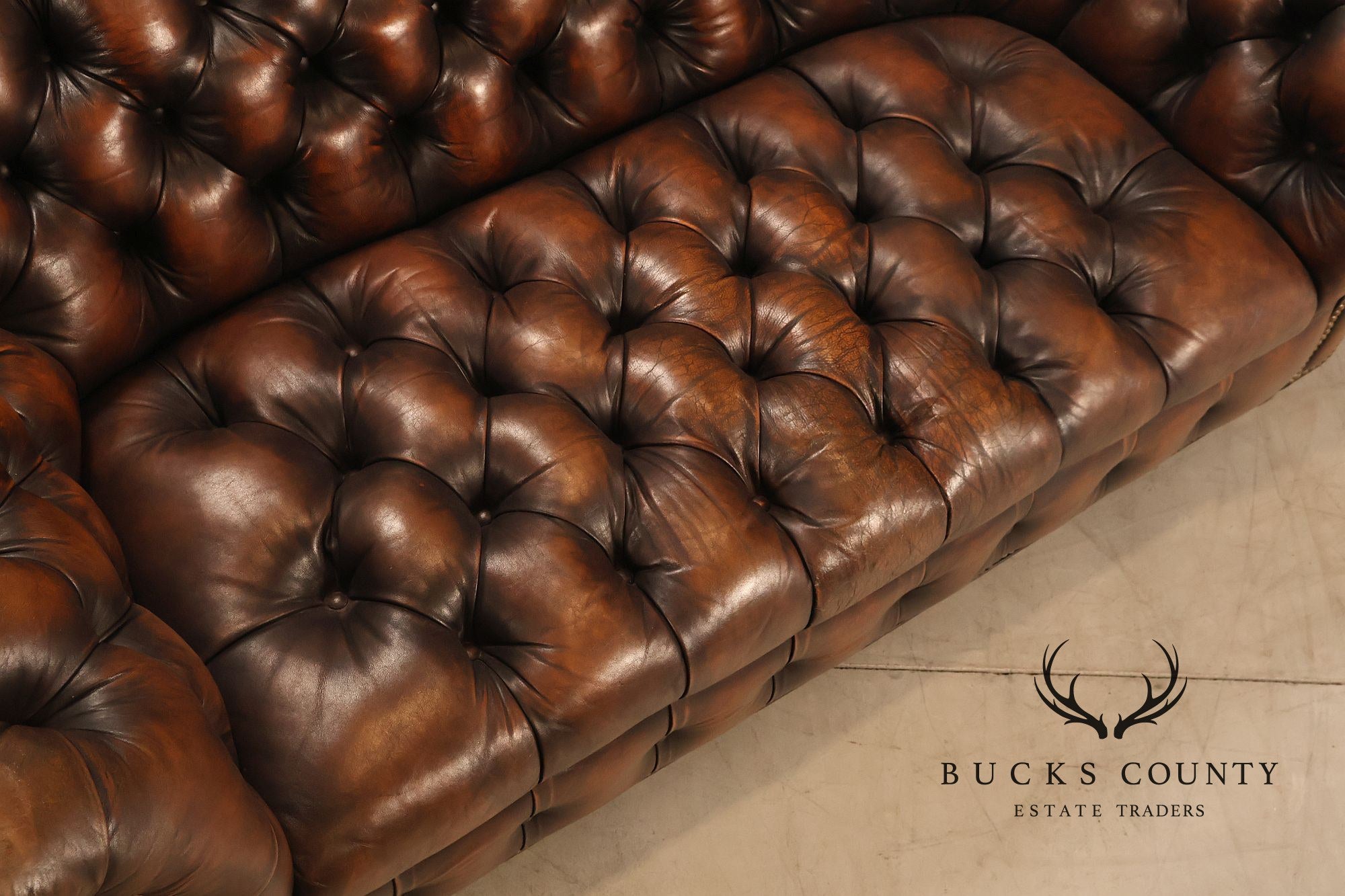 Hancock & Moore Leather Chesterfield Sofa