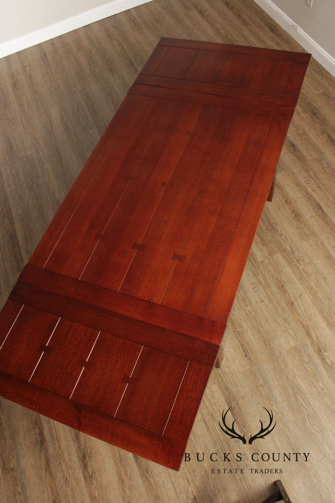 Stickley Mission Collection Oak Extendable Dining Table