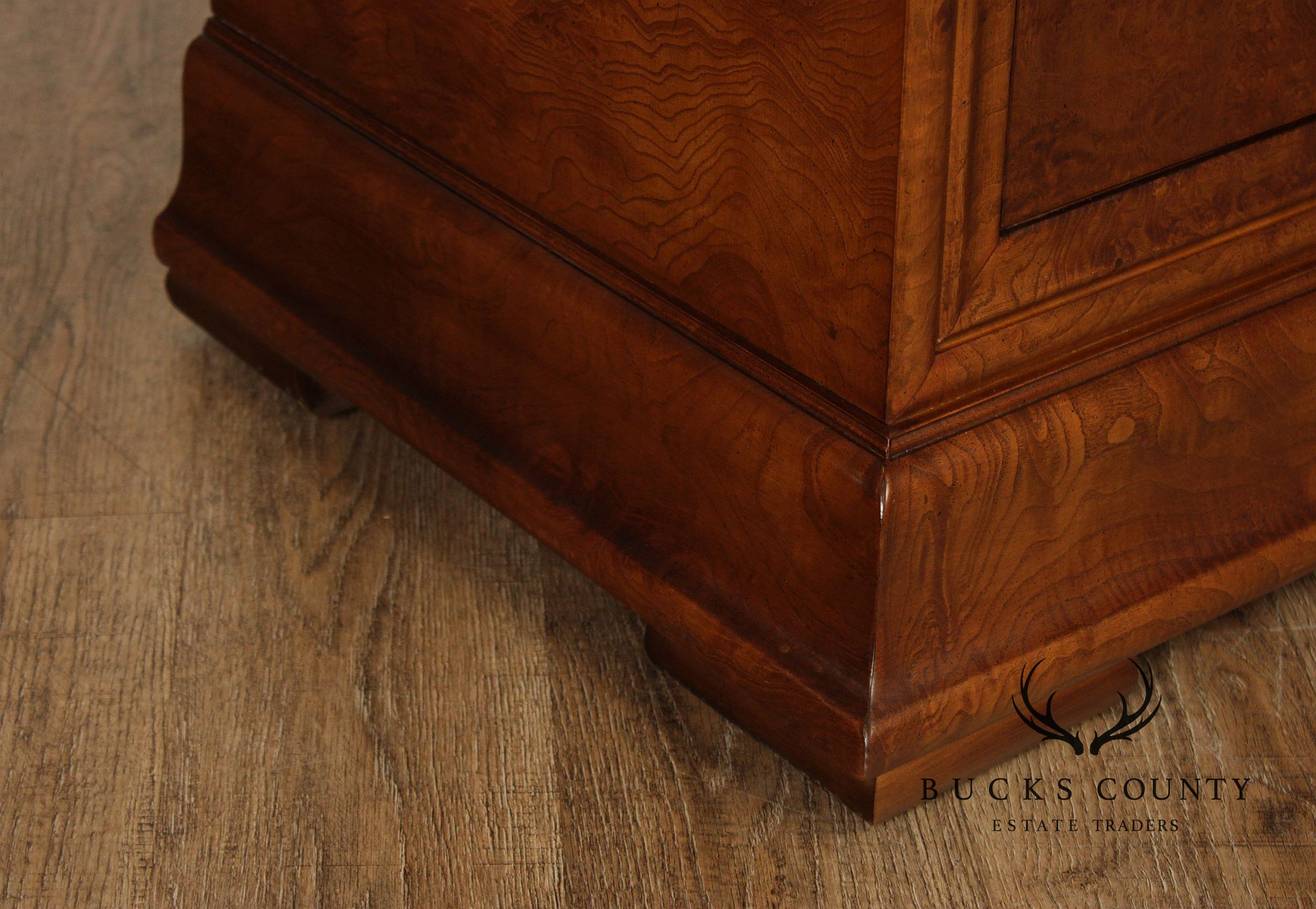 Henredon Charles X Collection Burlwood Armoire