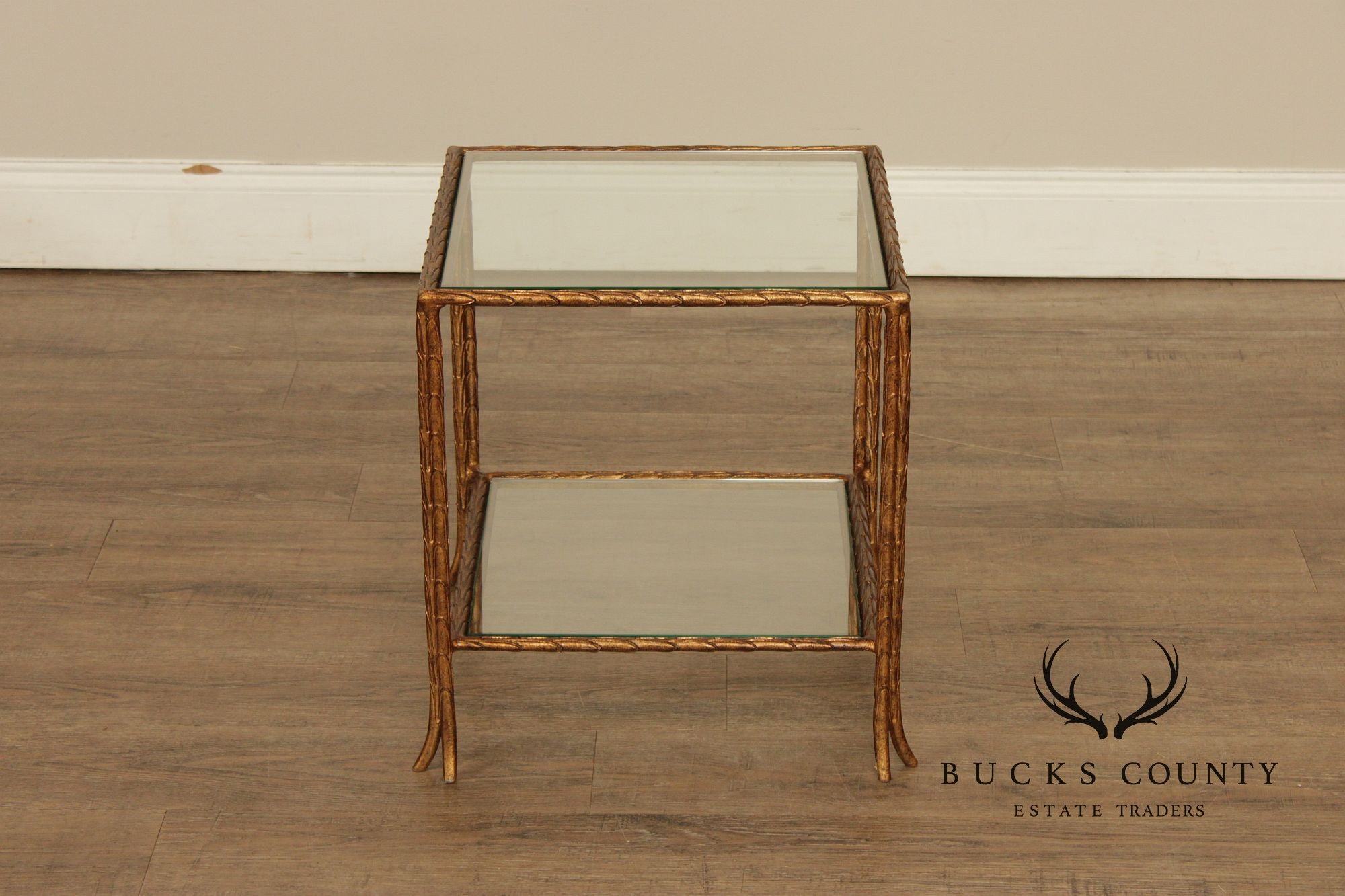 Sherrill Occasional Italian Regency Style Pair 'Bunching' Cocktail Tables