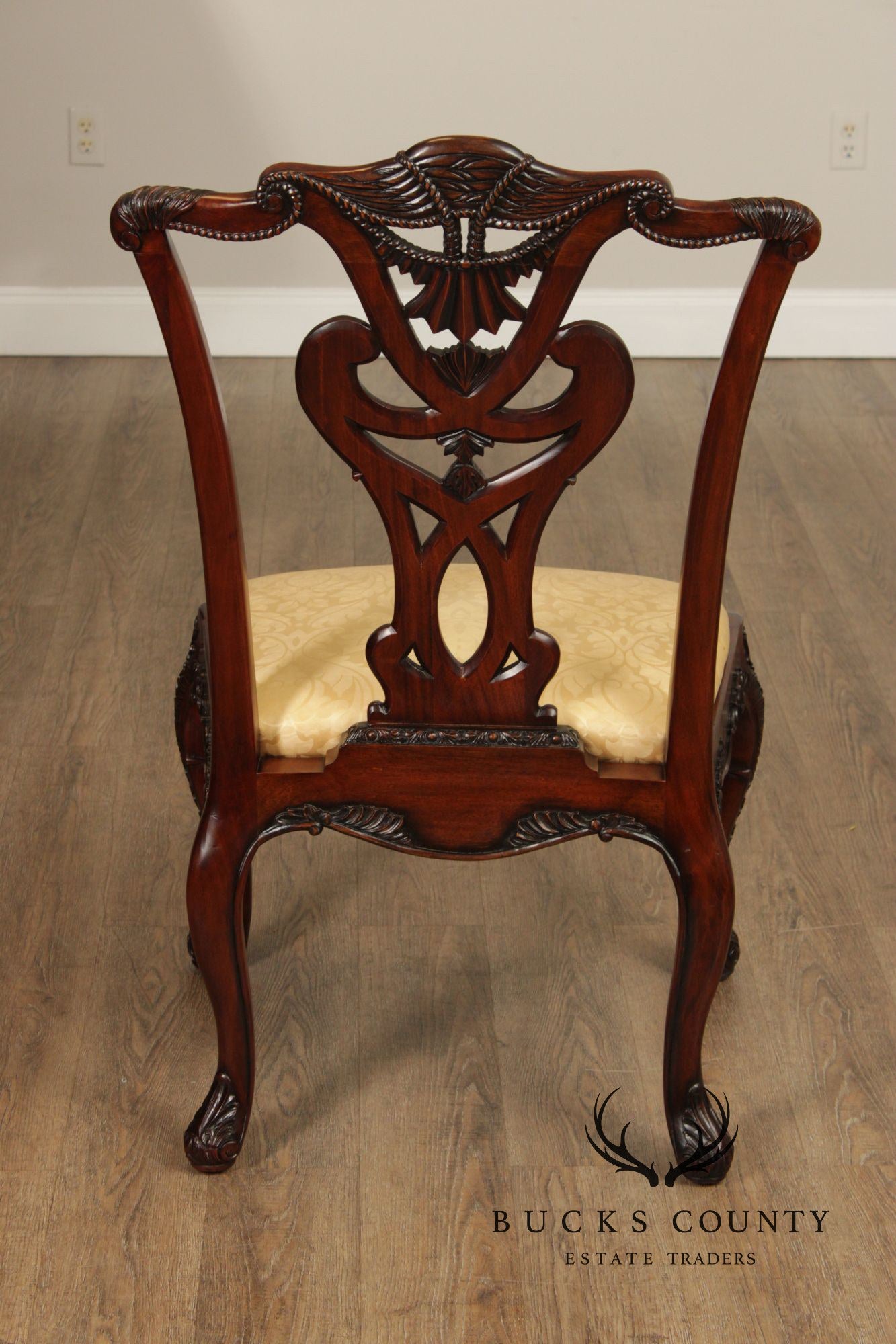 Henredon Natchez Collection Georgian Style Set of Ten Mahogany Dining Chairs