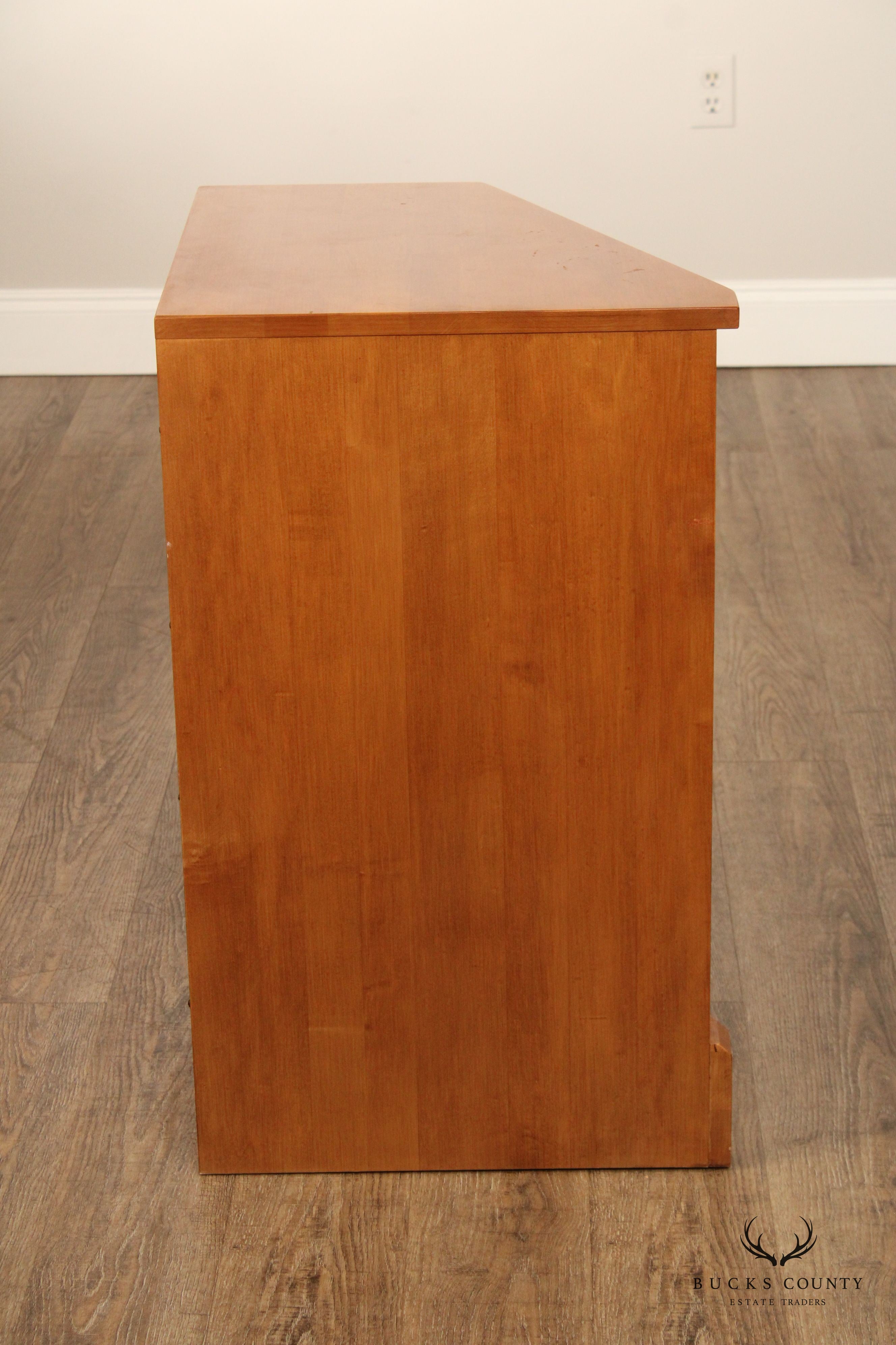 Ethan Allen 'Country Colors' Maple Corner Bookcase