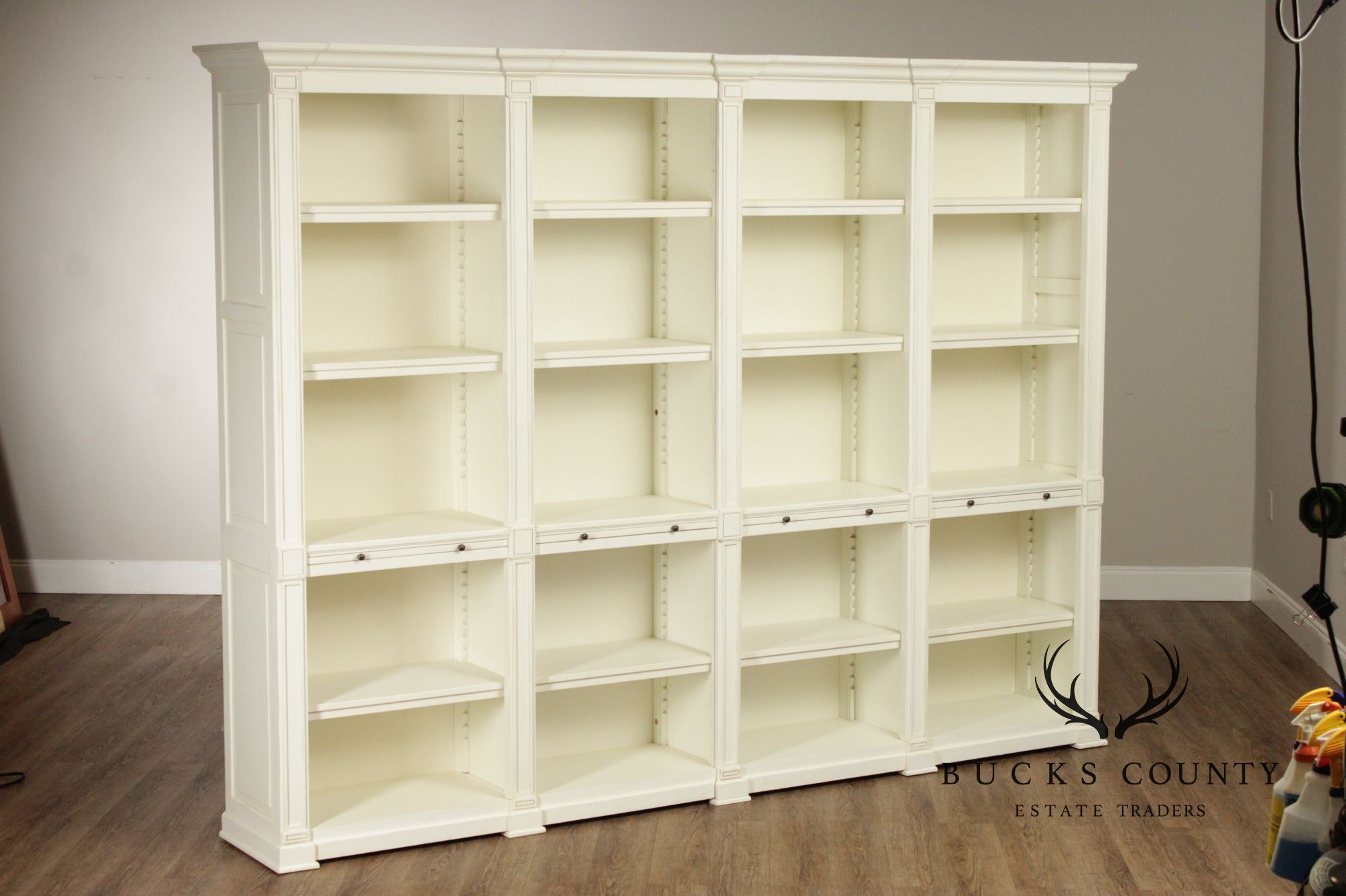 Large Painted Library Bookcase