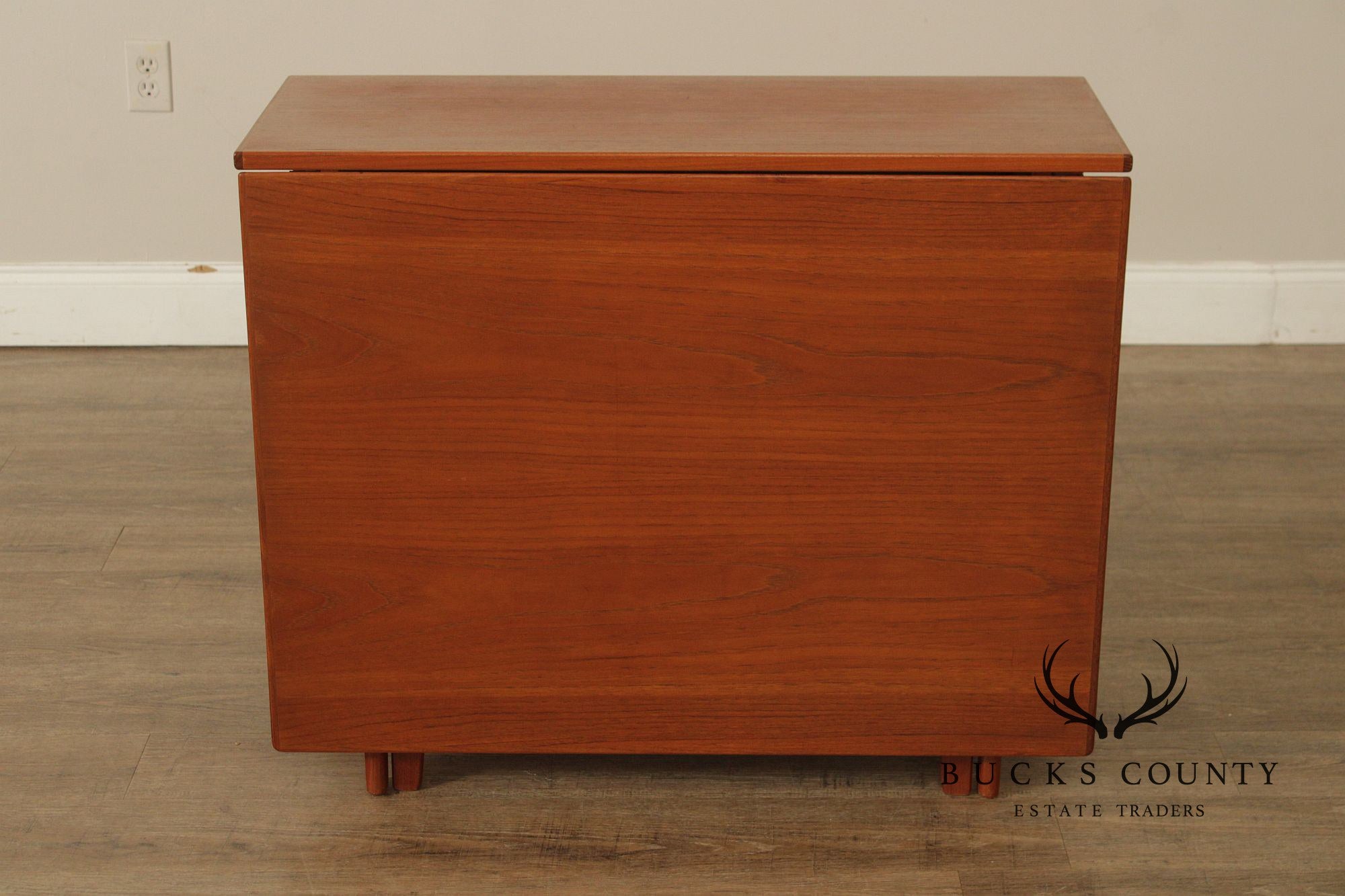 Kleppe Møbelfabrik Danish Modern Teak Drop-Leaf Dining Table