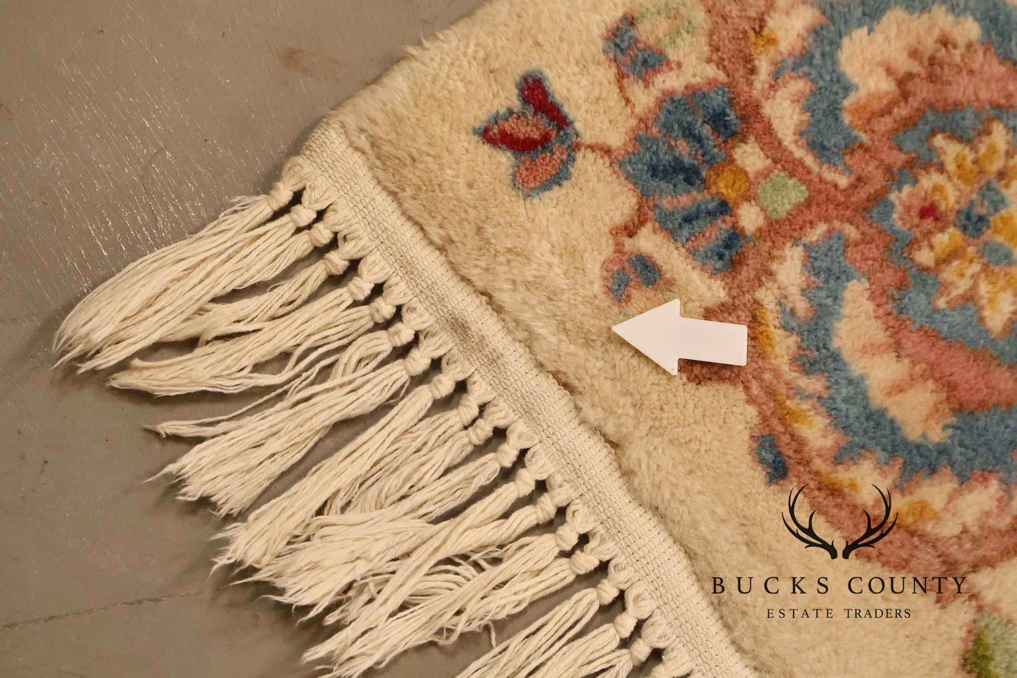 Kirmin Pattern Large Hand Tied 11' x 18' Fringed Area Rug