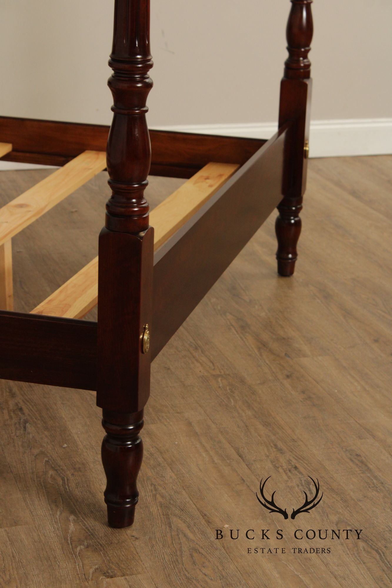Statton Carved Cherry Queen Poster Bed