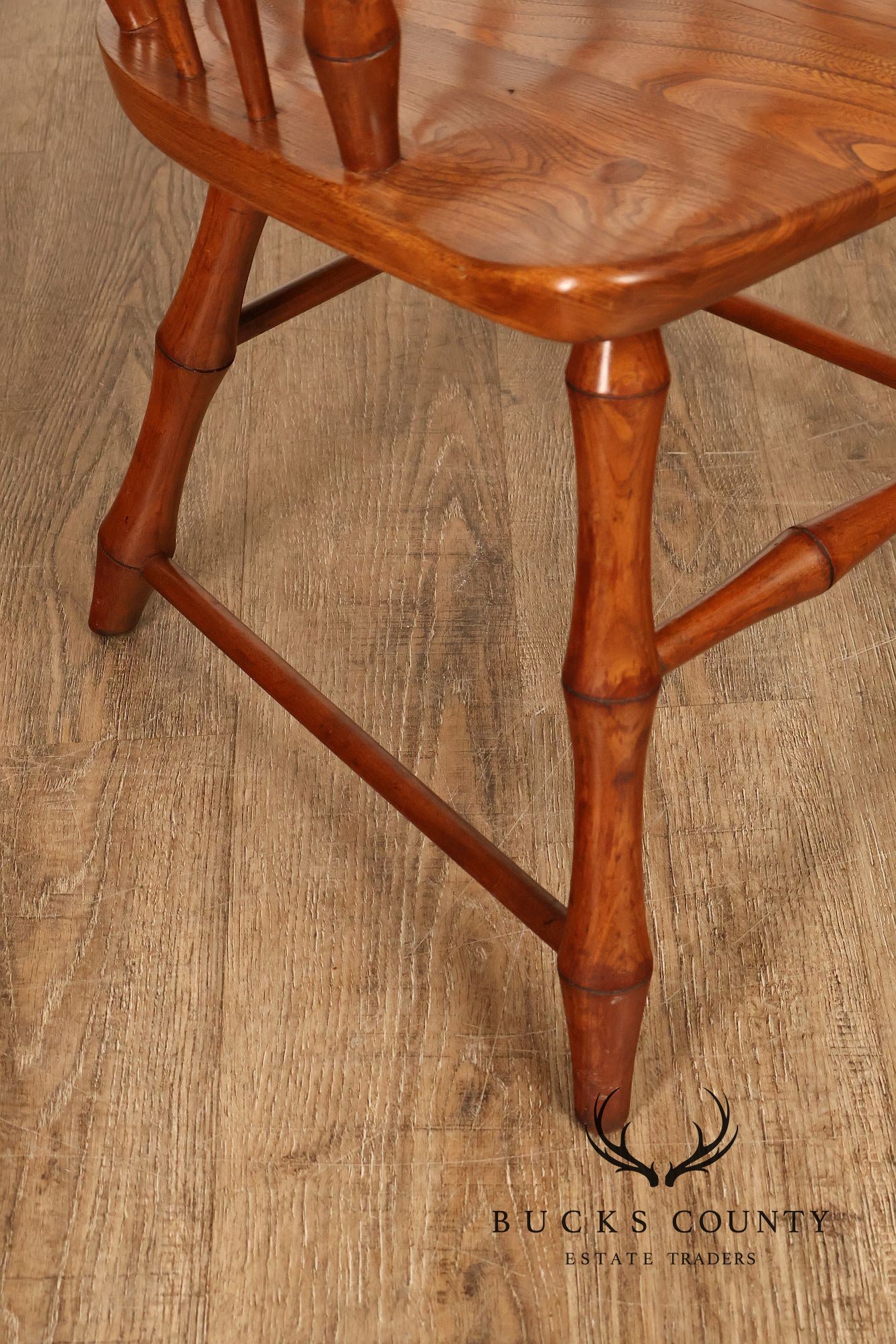 Harden Oak and Cherry Windsor Armchair