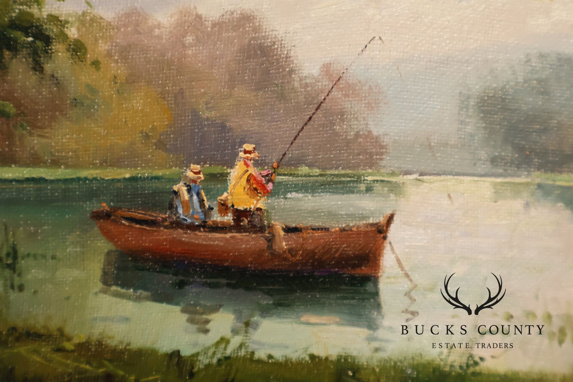 Salvador Caballero Pair of Fishermen Paintings