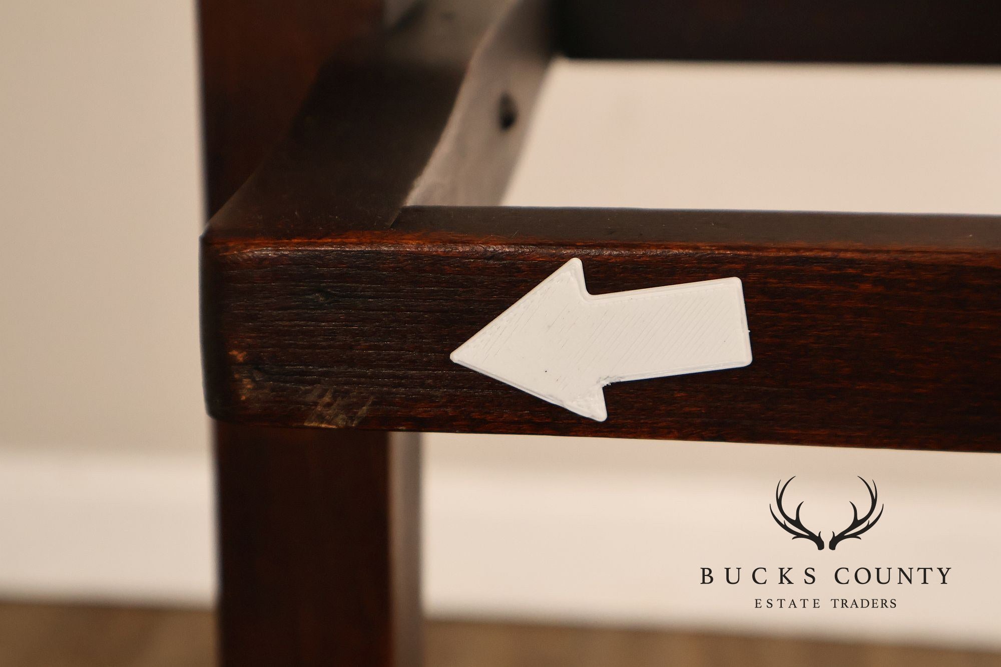 Antique Mission Style Double Sided Coat Rack