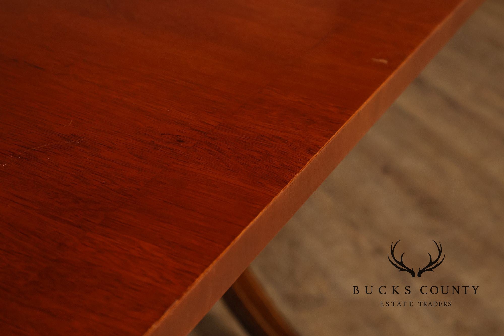 Federal Style Double Pedestal Mahogany Dining Table