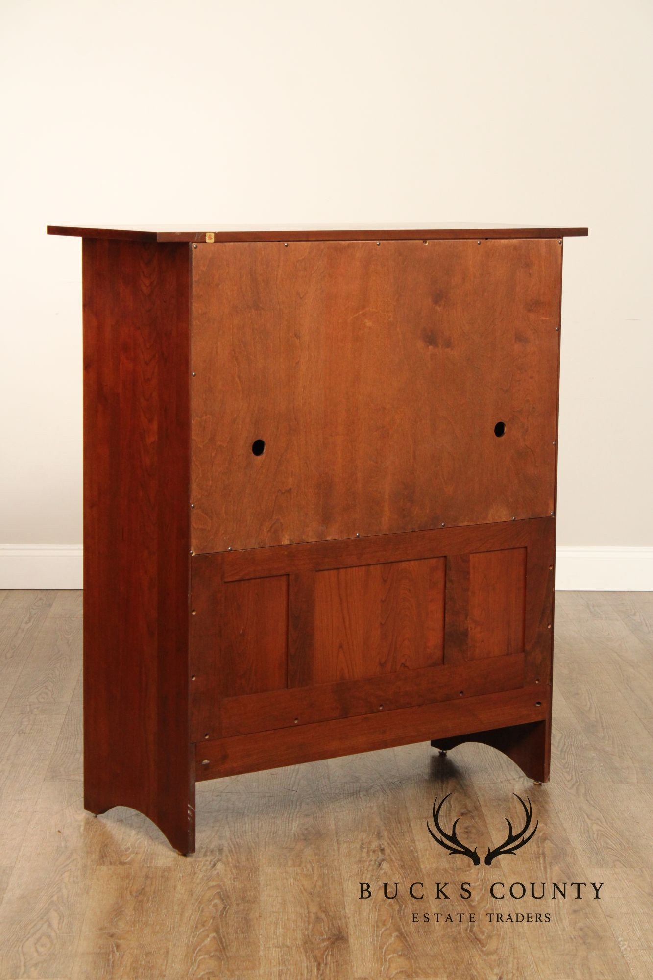 Stickley Mission Collection Harvey Ellis Inlaid Cherry Drop Front Desk