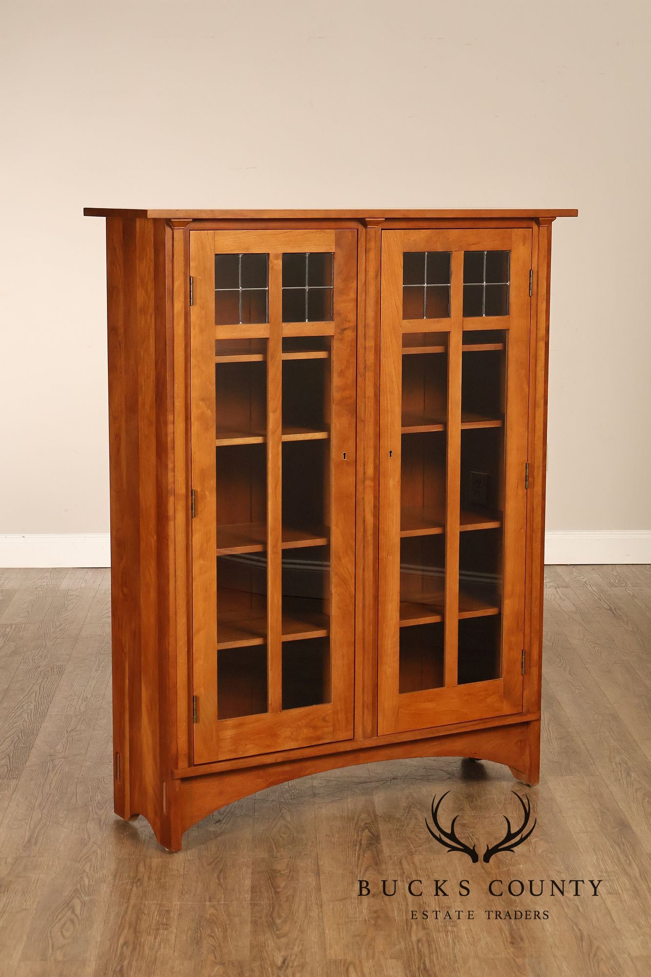 Stickley Mission Collection Cherry Harvey Ellis Bookcase