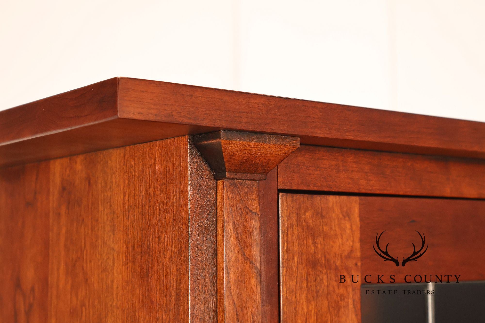 Stickley Mission Collection Harvey Ellis Cherry Bookcase