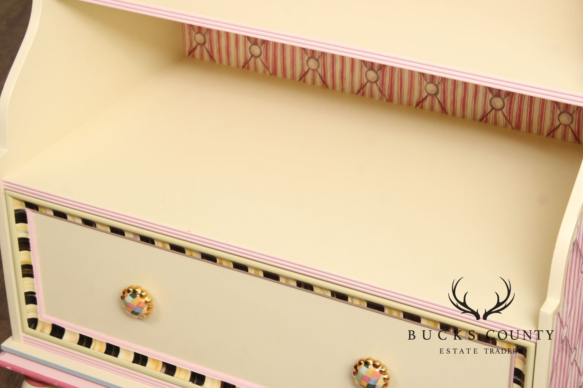 Mackenzie Childs 'Rosie Sweet' Open Bookshelf