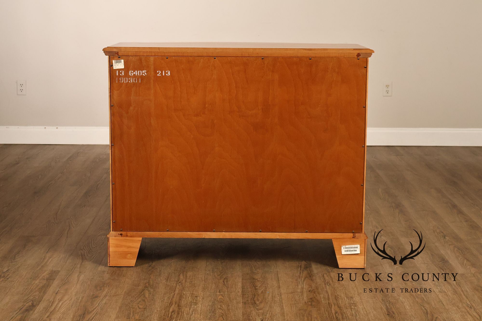Ethan Allen French Country Style 'Legacy' Maple Bowfront Server