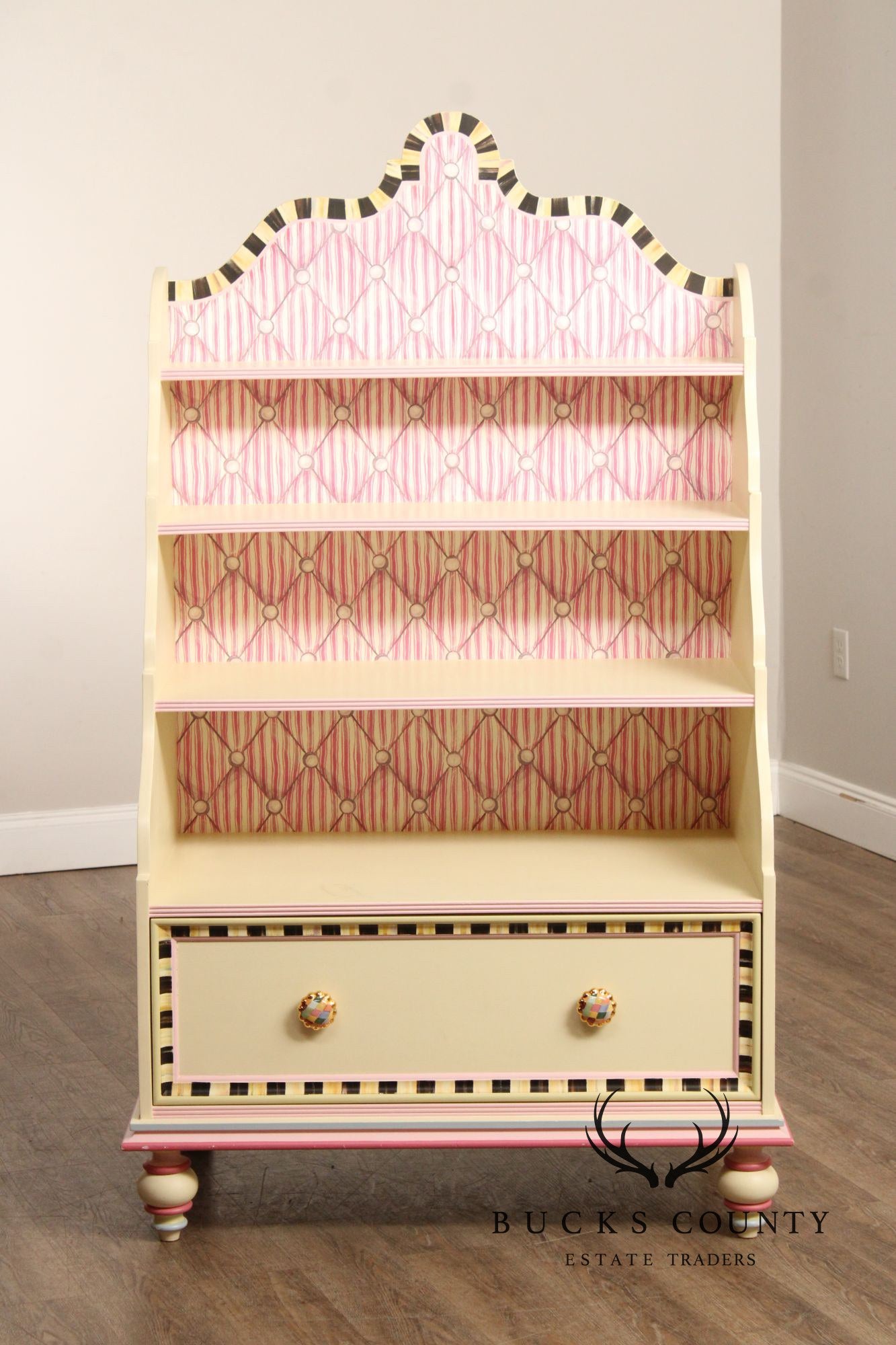 Mackenzie Childs 'Rosie Sweet' Open Bookshelf
