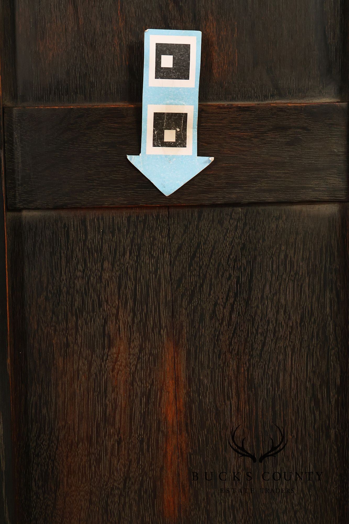 Antique Stickley Brothers Model 6508 Arts And Crafts Oak House Desk With Copper Trimmings