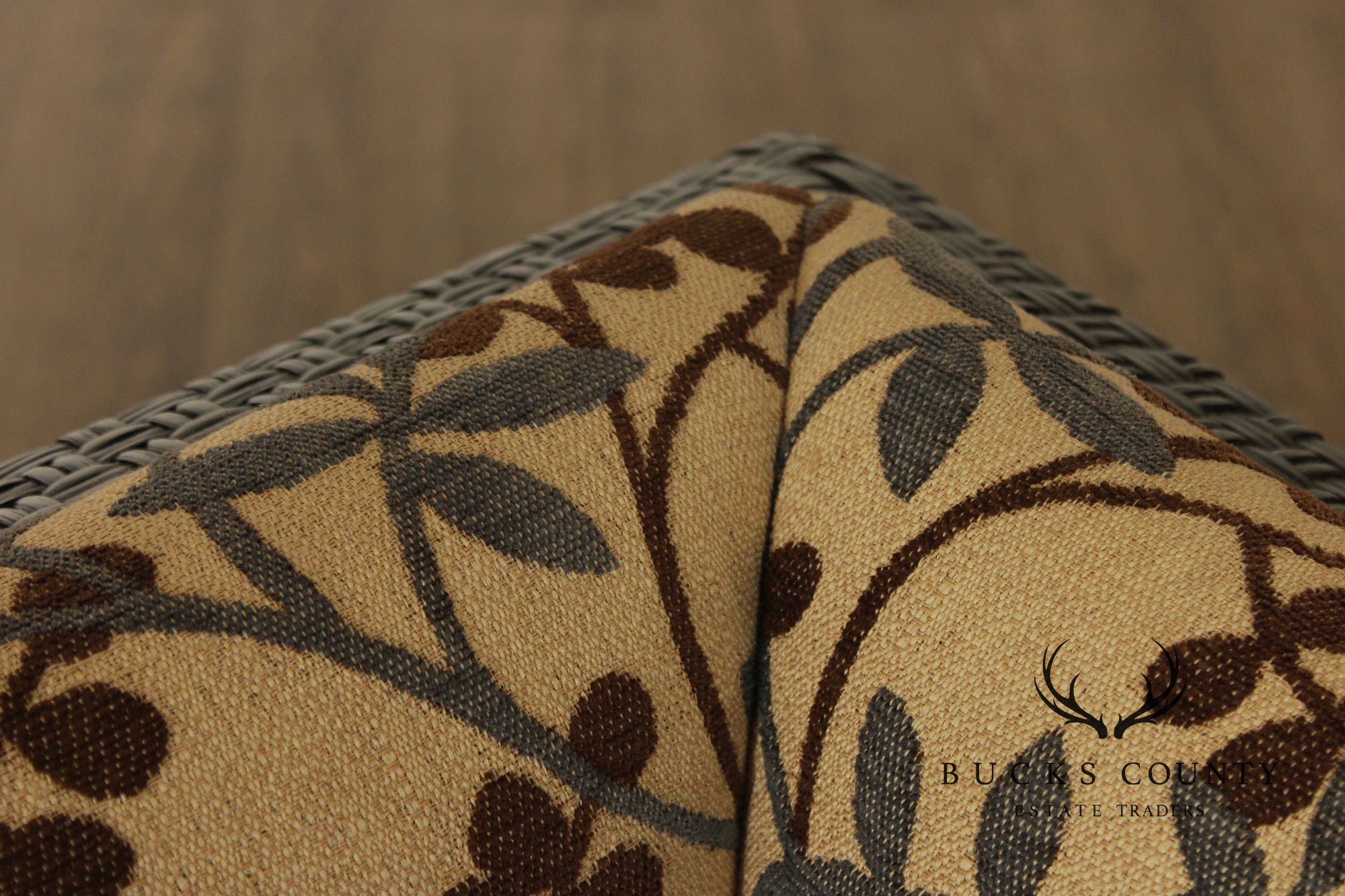 Orlando Diaz-Azcuy For McGuire Cambay Woven Wicker4 Part Sectional Sofa