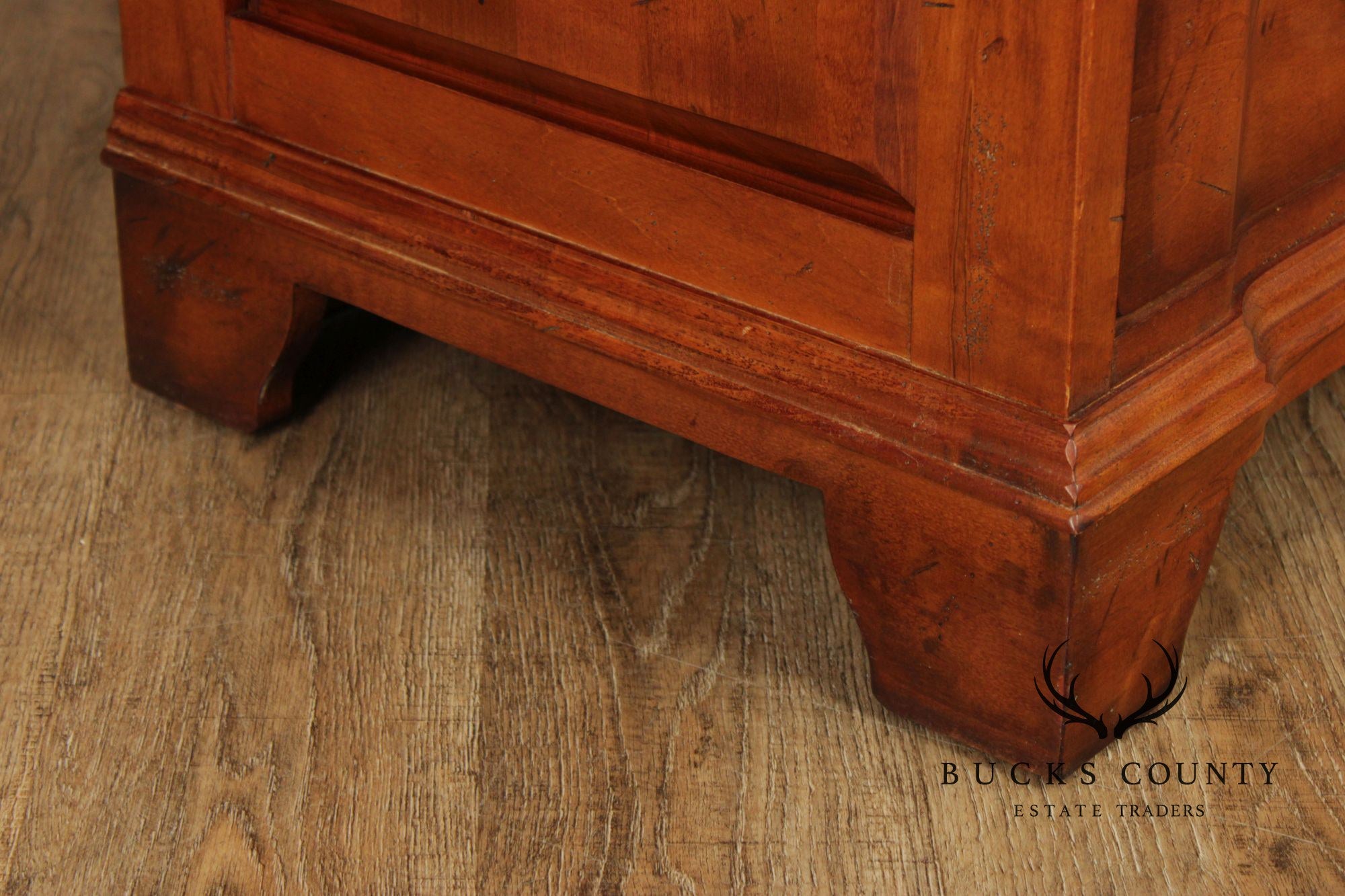 Century Furniture Georgian Style Block Front Bedside Chest