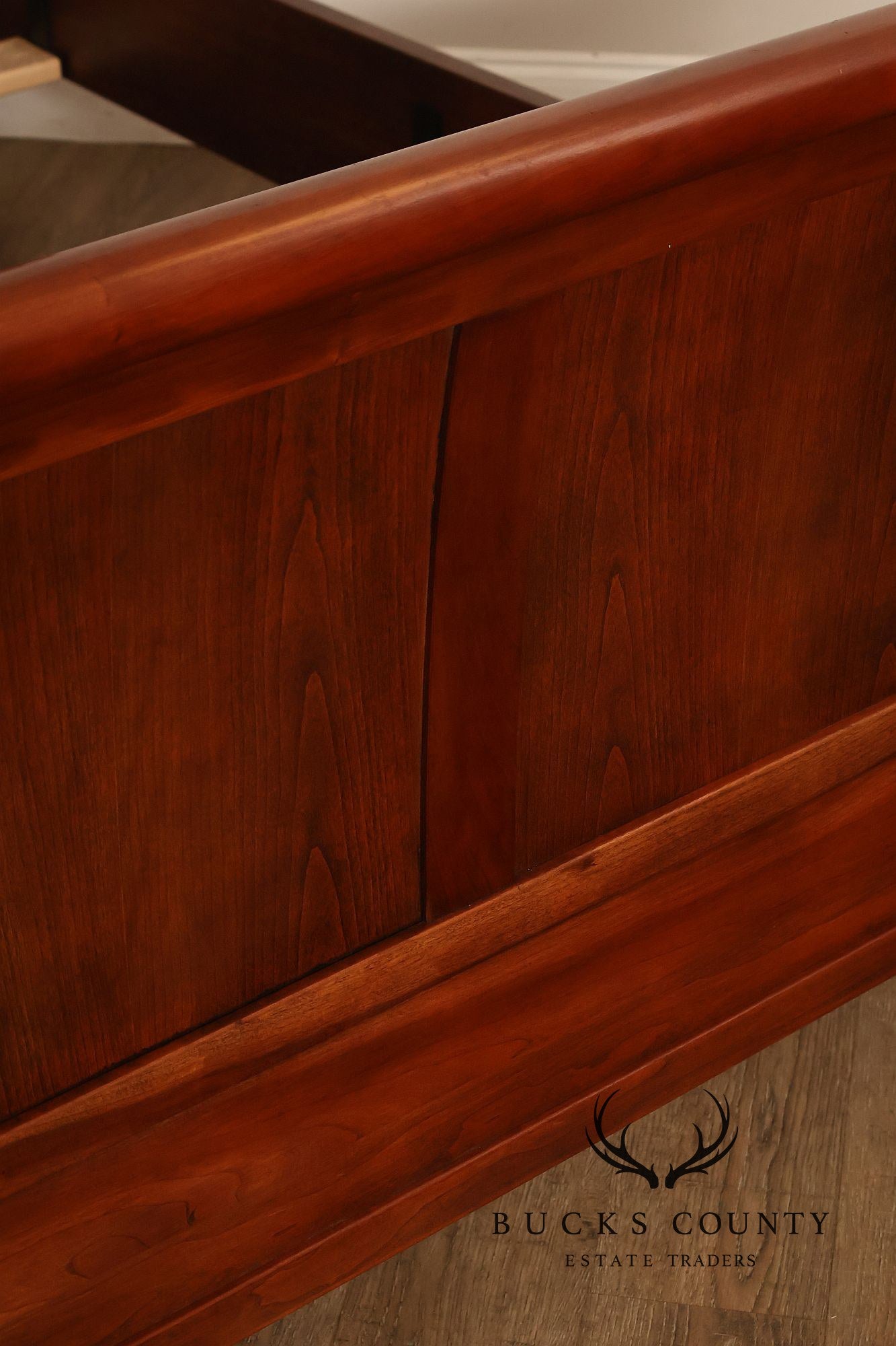 Stickley Cherry Sleigh Queen Bed