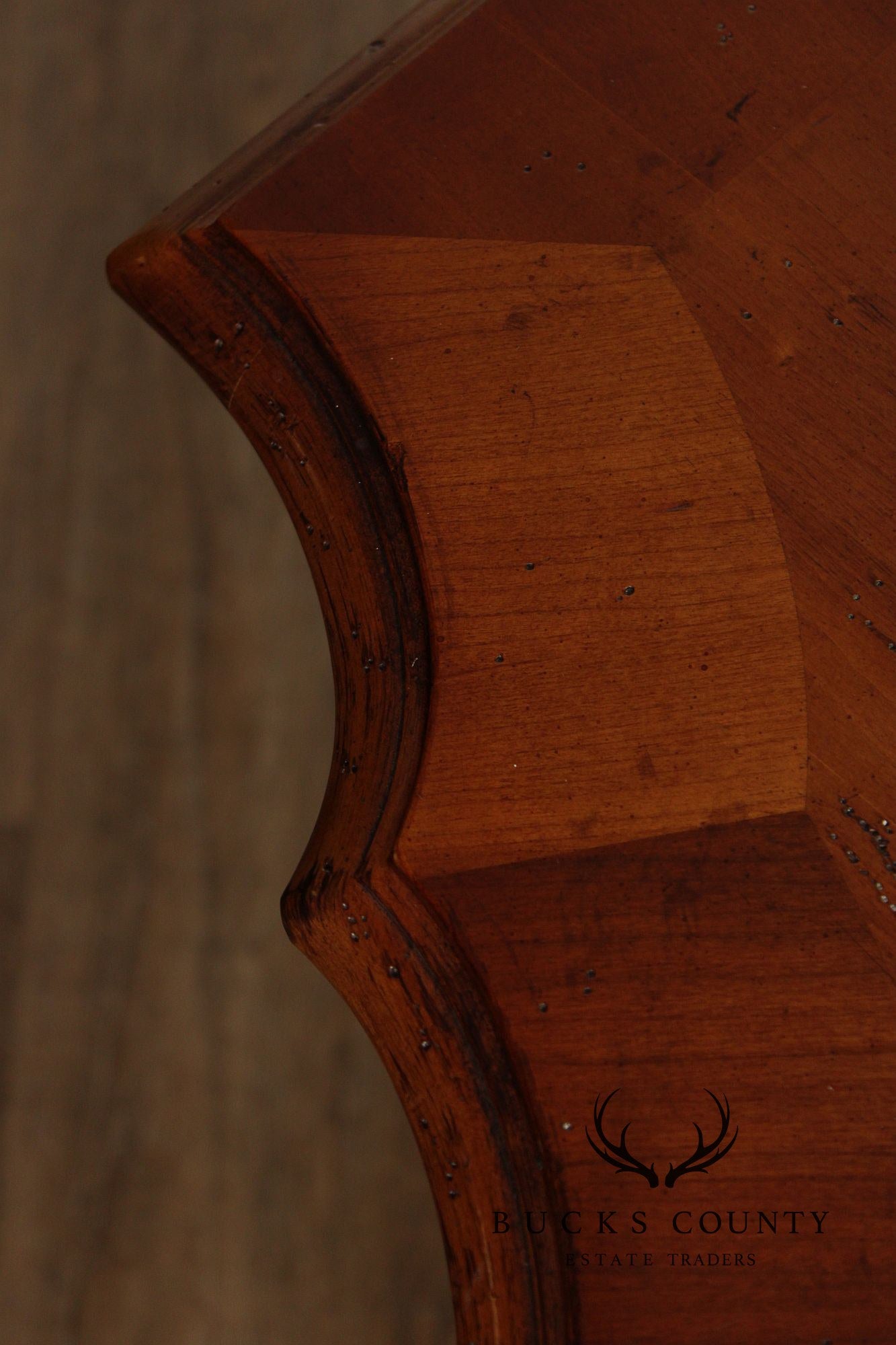 Century Cream Painted Iron Stretcher Base Dining Table