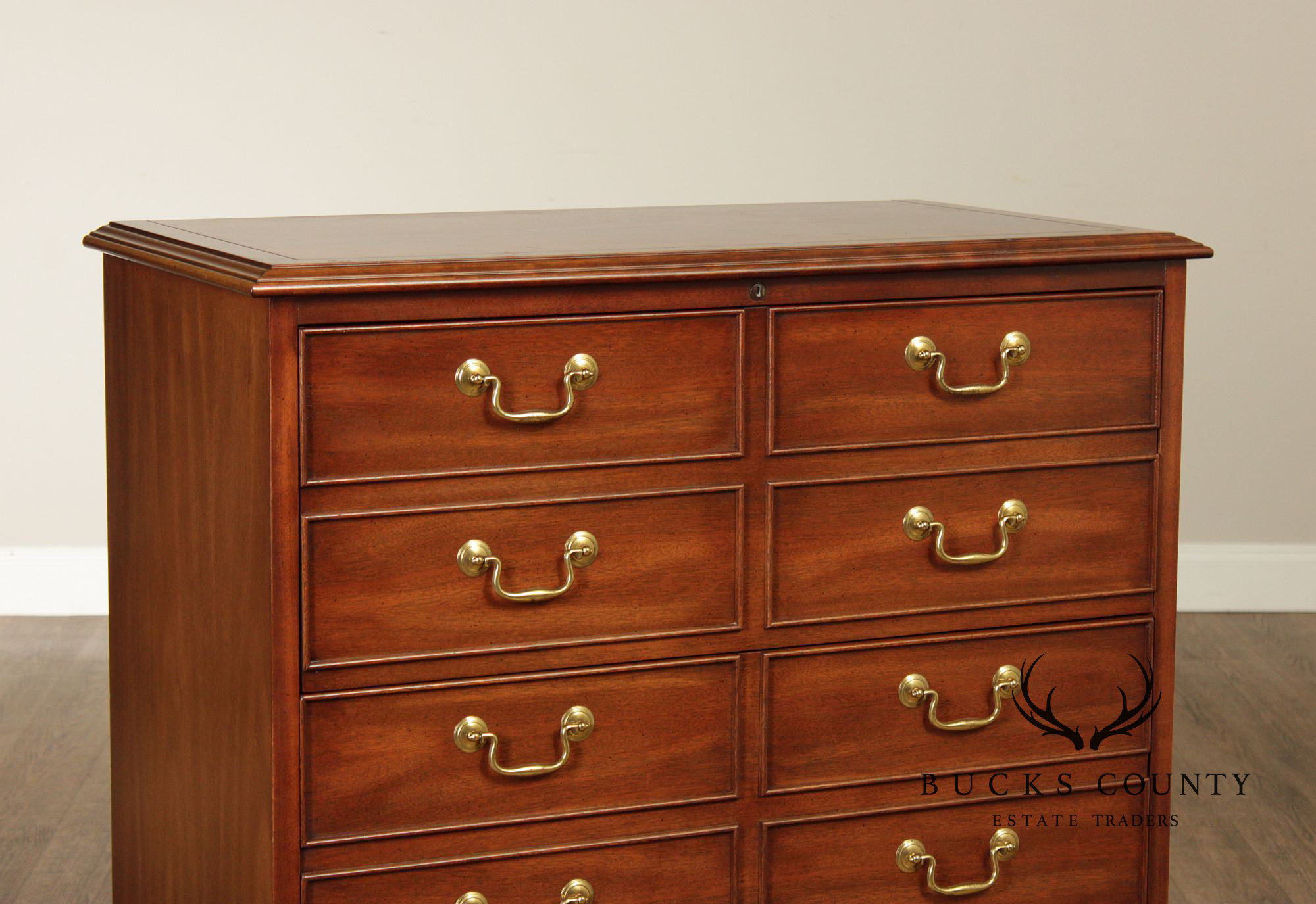 Sligh Furniture Mahogany File Cabinet