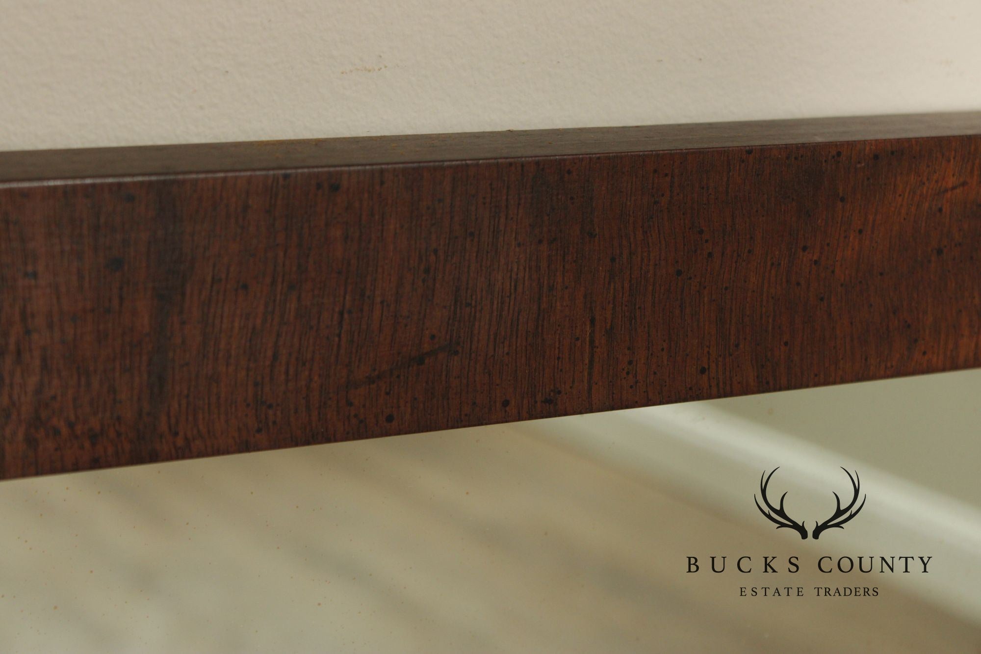 Lane 'Staccato' Brutalist Walnut Wall Mirror