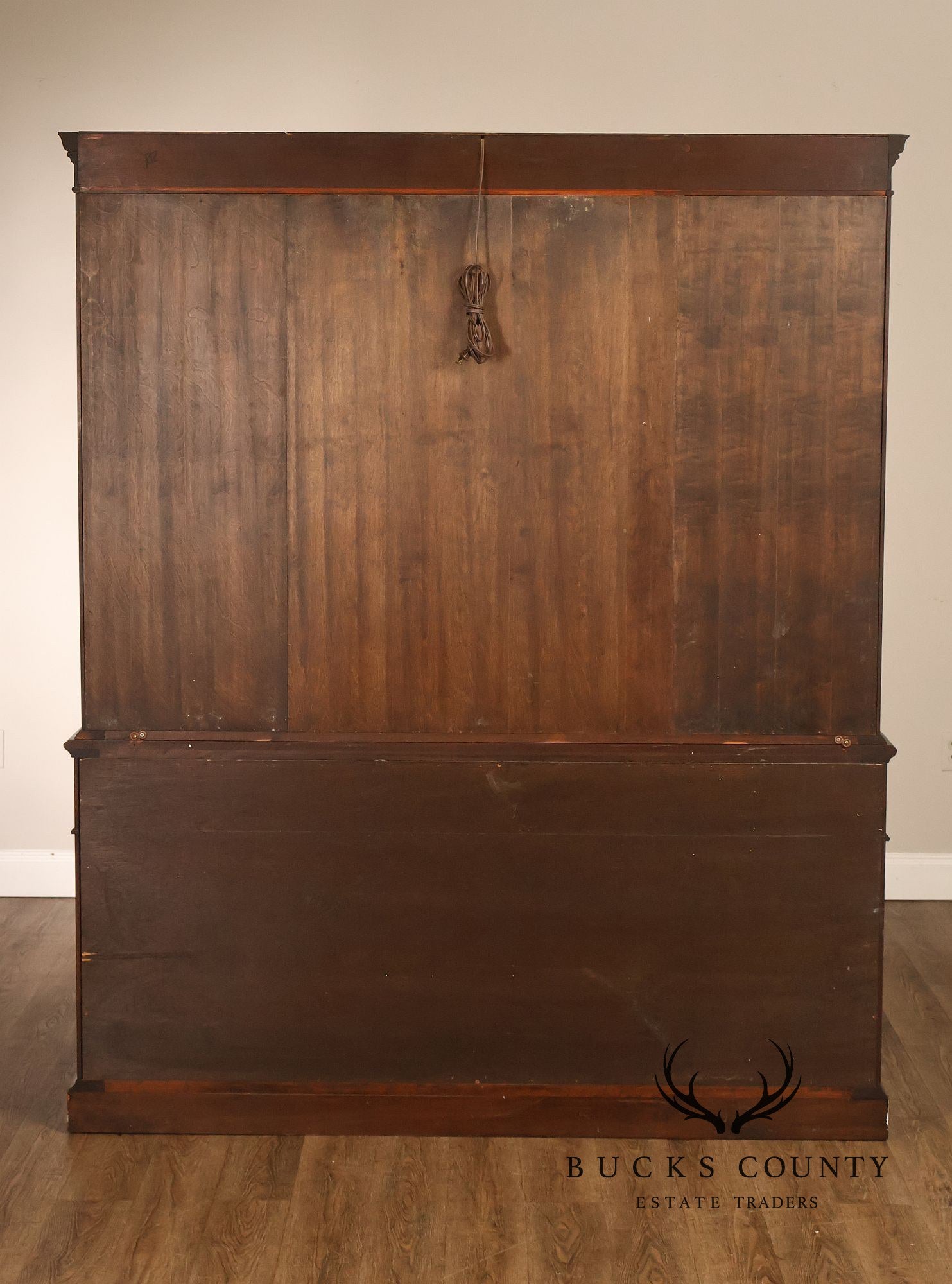 Stickley Georgian Style Mahogany Bookcase Breakfront