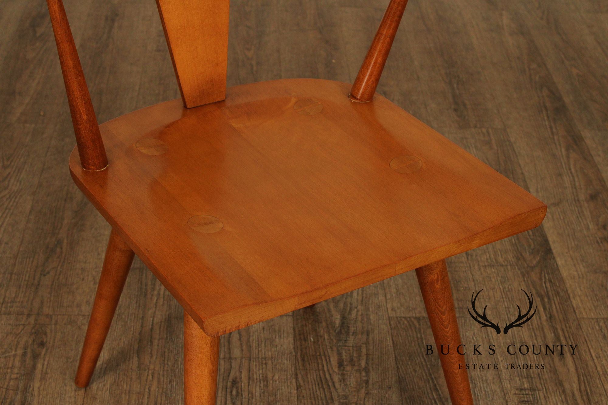 Paul McCobb Planner Group Mid Century Modern Maple Armchair