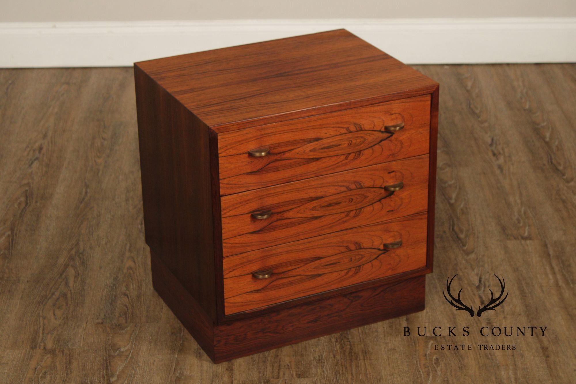 Bruksbo Norwegian Rosewood Three Drawer Accent Chest