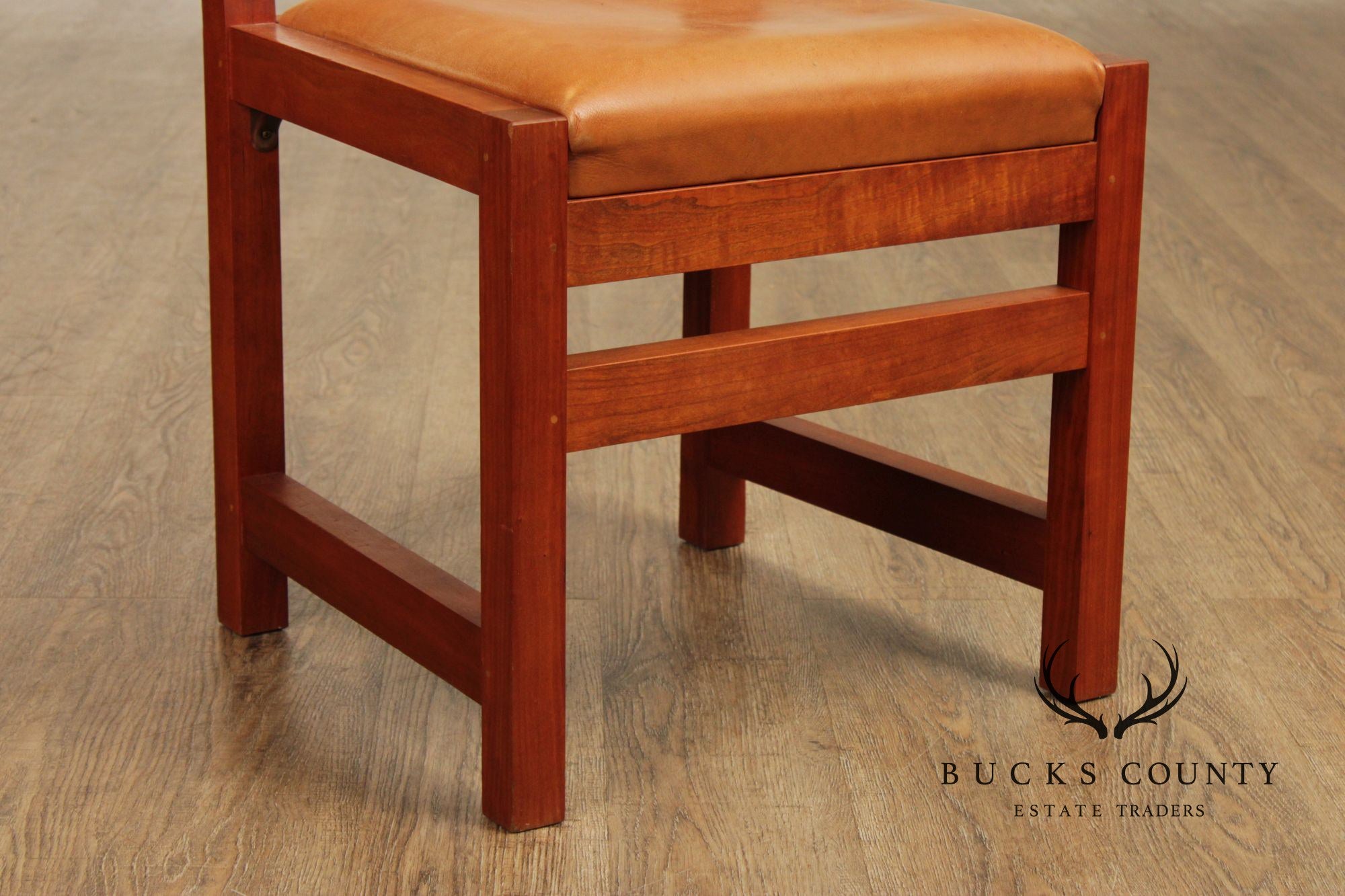 Thomas Moser Mission Style Set Of Six Cherry Dining Chairs