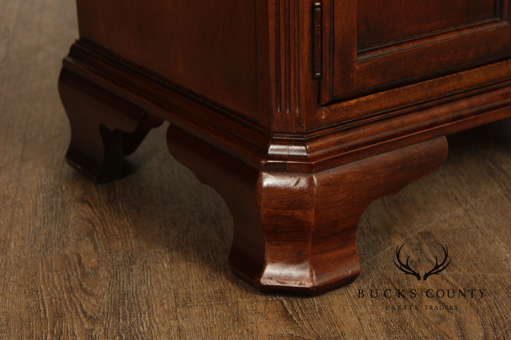 Drexel Cherry Traditional Style Pair Of Nightstands